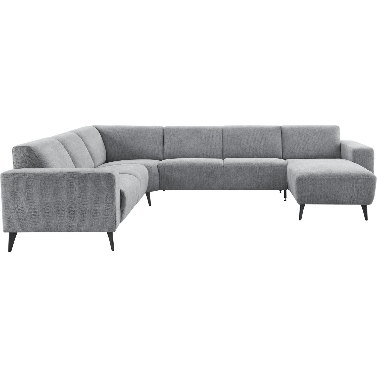 Hoekbank Puento HR-zitting grijs