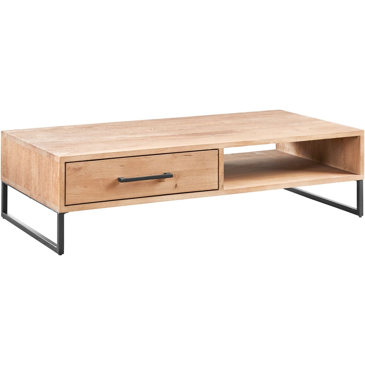 Salontafel Piastra 1 lade 1 open vak mango warm naturel