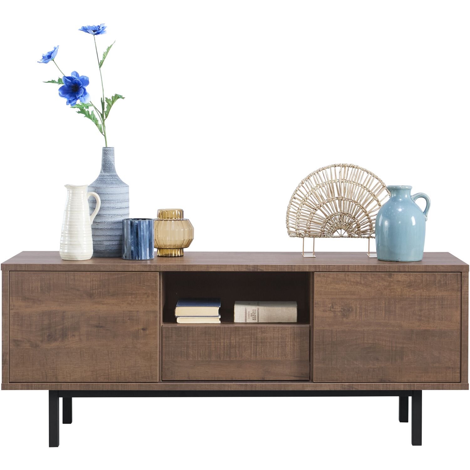 TV-meubel Spazzare 59 x 148 dark mango