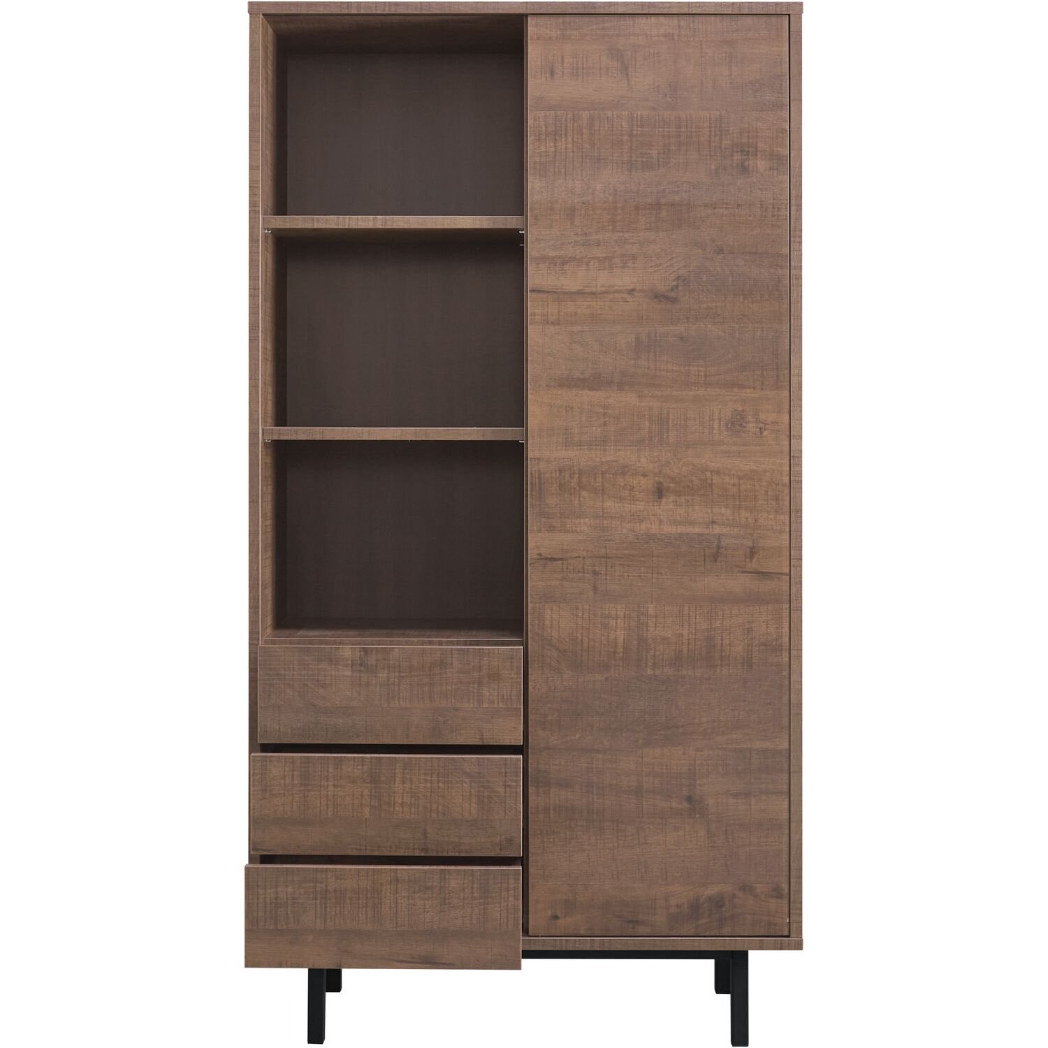 Wandkast Spazzare dark mango