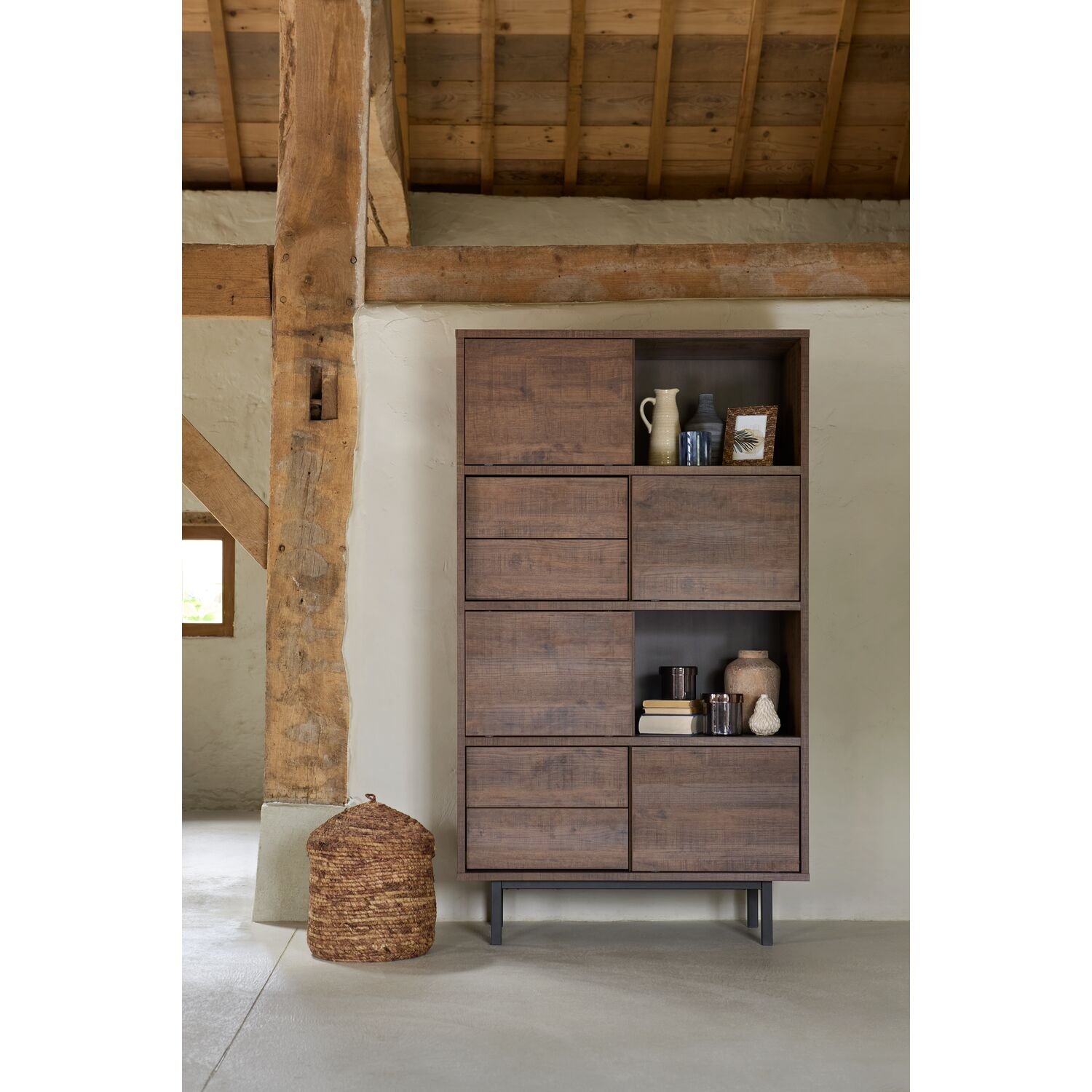 Wandkast Spazzare 175 x 100 dark mango