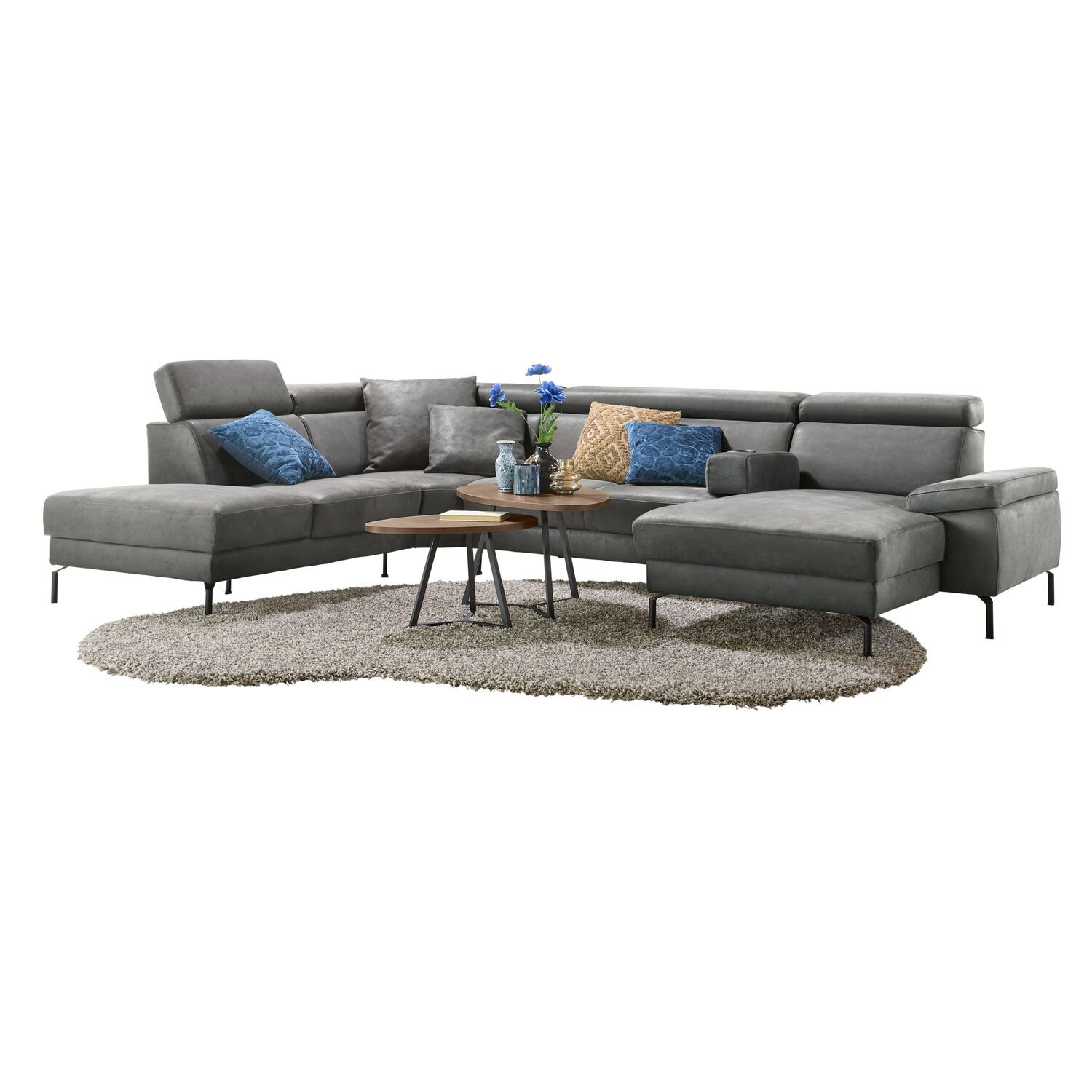 Salontafel Locarnio set van 2 dark mango