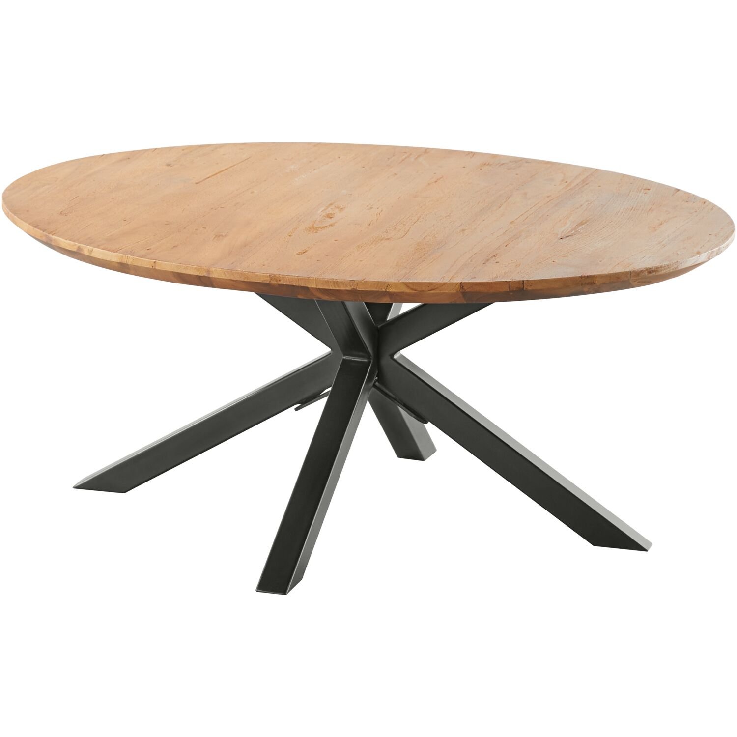 Salontafel Romaro ø 90 teak mix rough