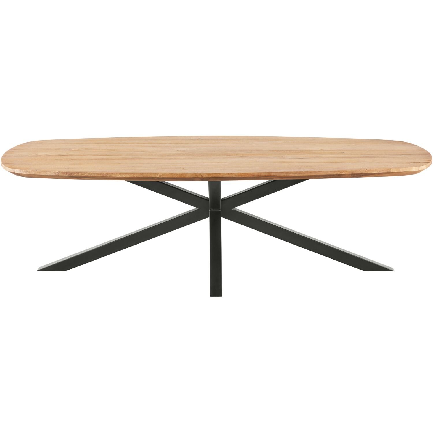 Salontafel Romaro deens ovaal 140 x 70 teak mix rough