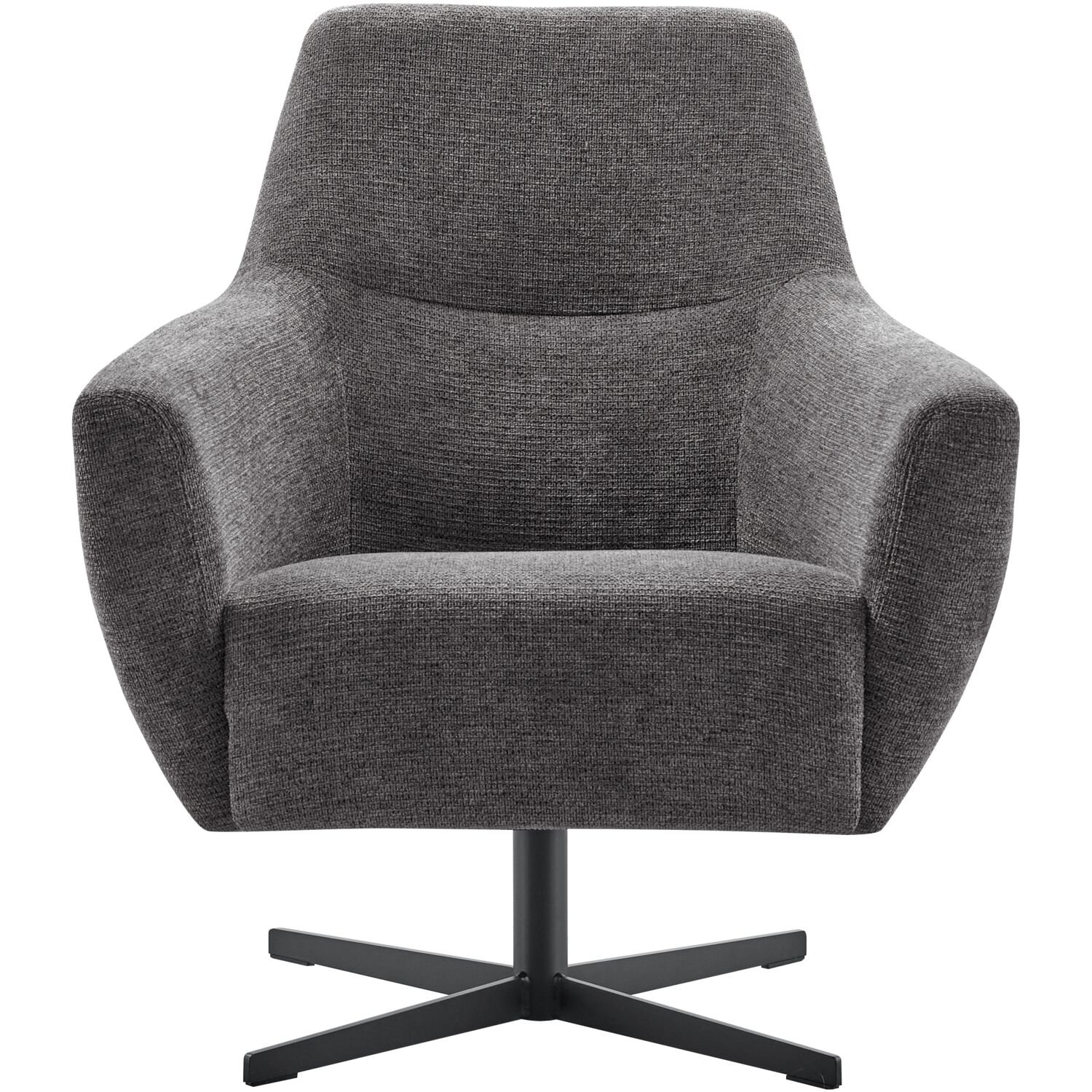 Draaifauteuil Gudo stof mito onyx