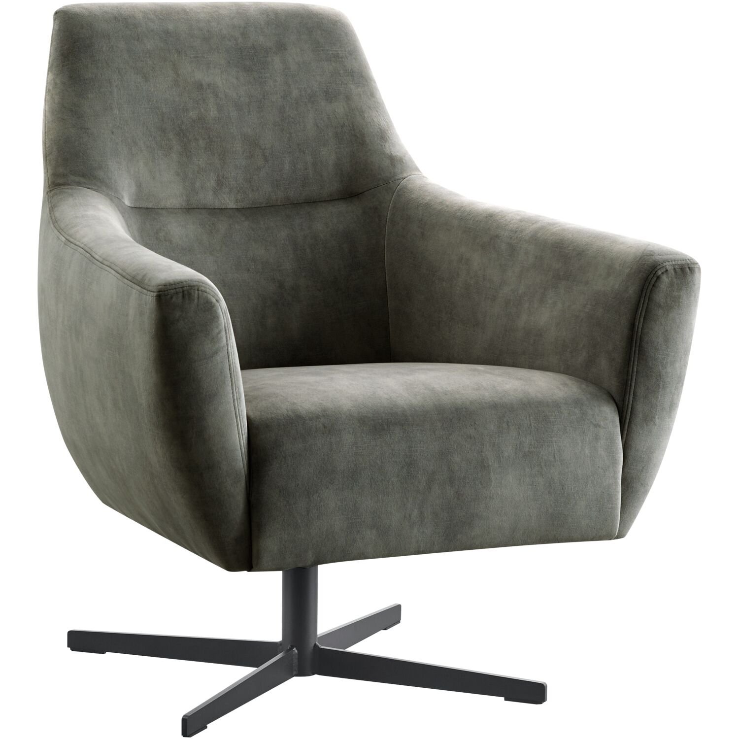 Draaifauteuil Gudo stof adore forest
