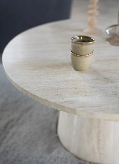 Salontafel Aiven travertin natuursteen