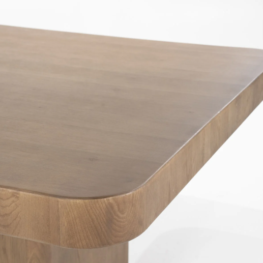 Eettafel Hamza bruin eikenhout