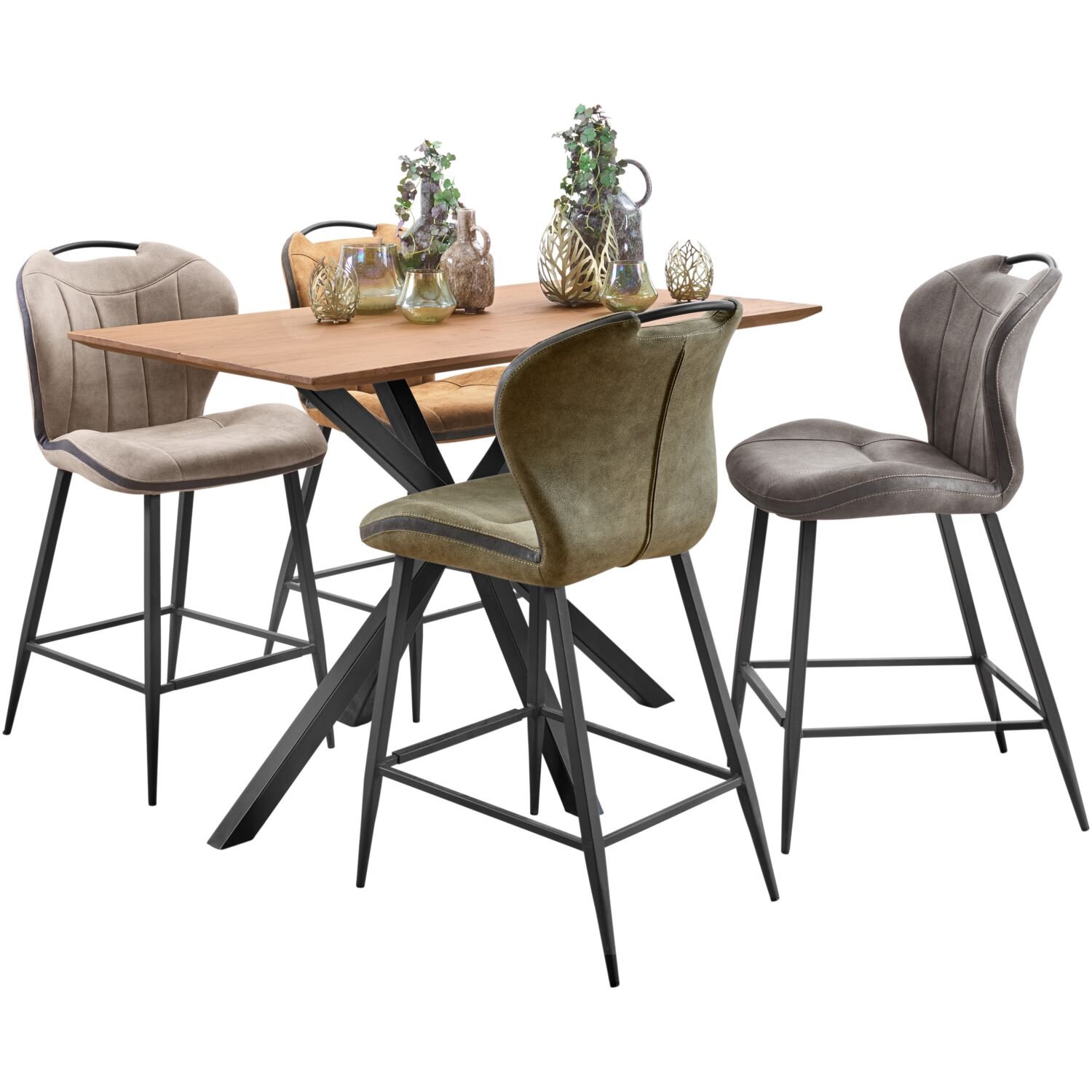 Bartafel Romaro 130x80 teak mix rough