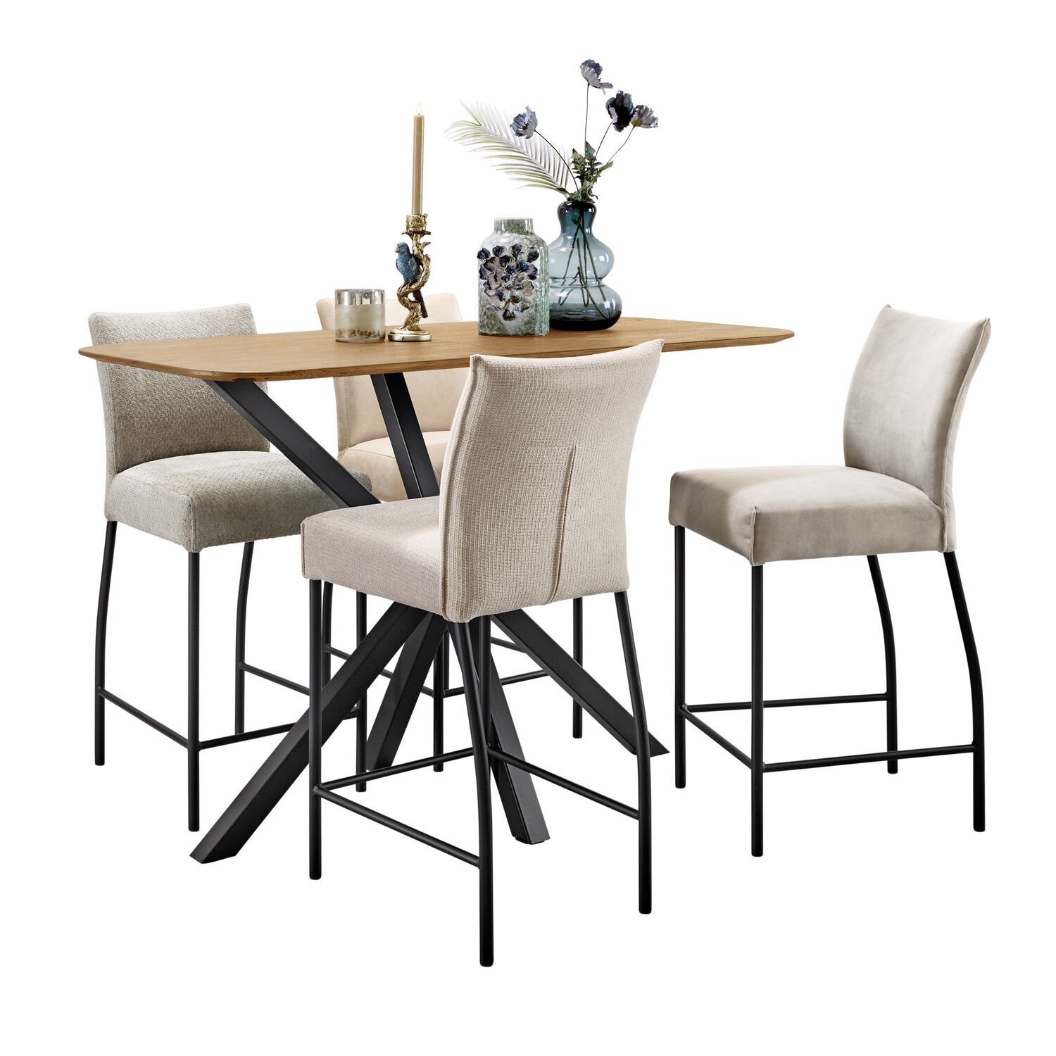 Barkruk stof Magnum 01 naturel