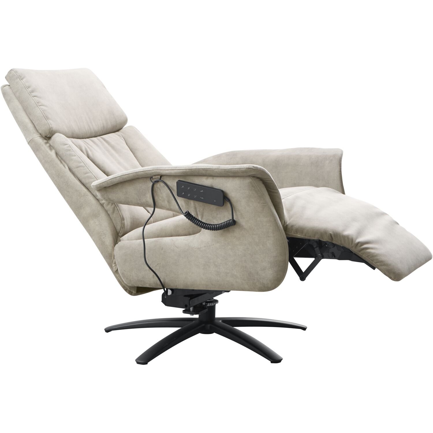 Draai/relaxfauteuil elektrisch verstelbaar i.c.m. sta-op