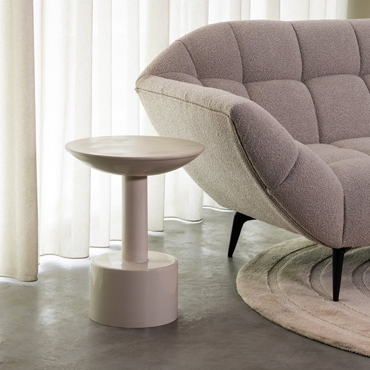 Bijzettafel Rif Ivory