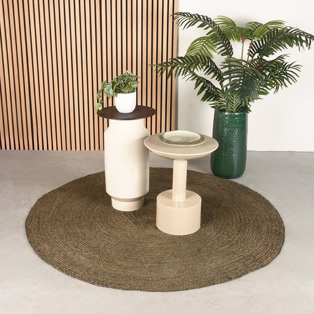 Bijzettafel Rif Ivory