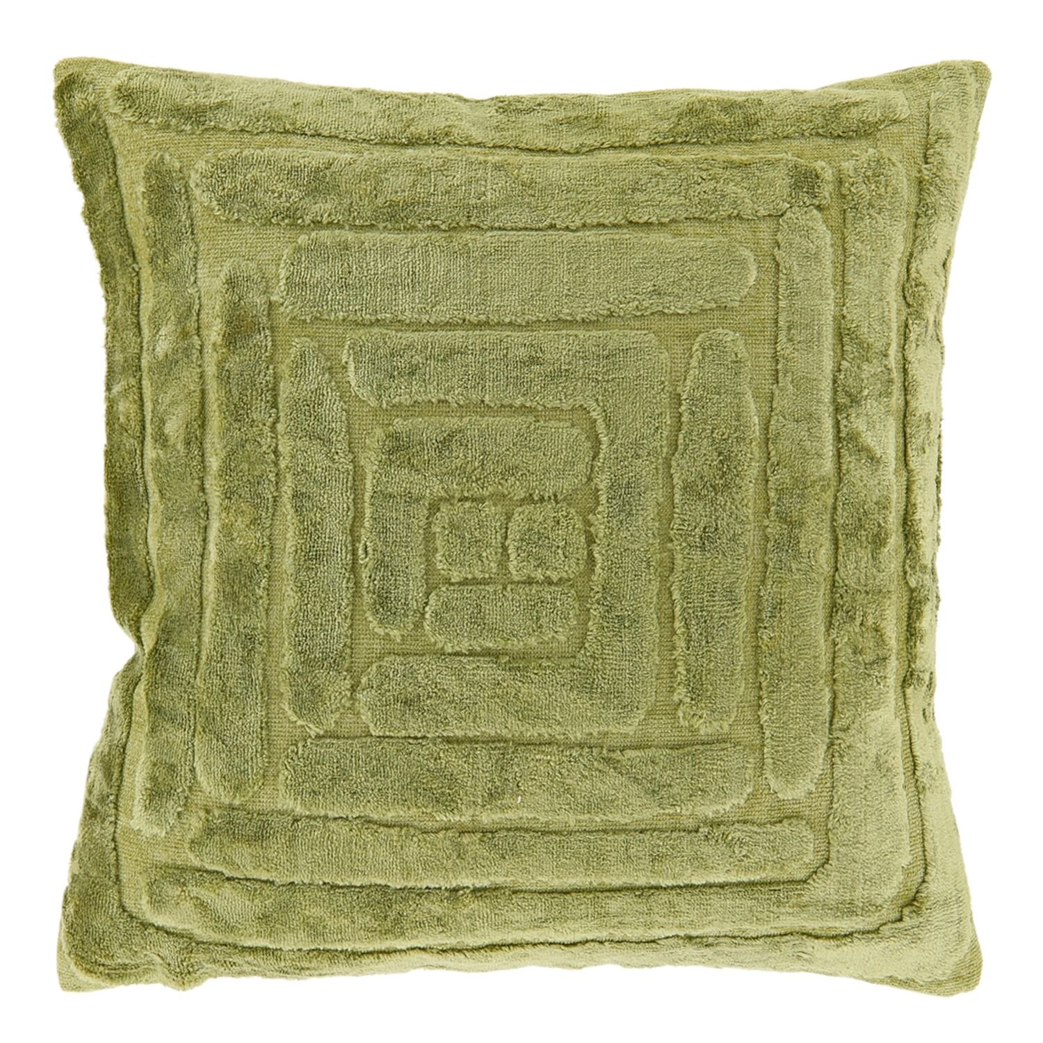 Sierkussen Banchette 45x45 cm green