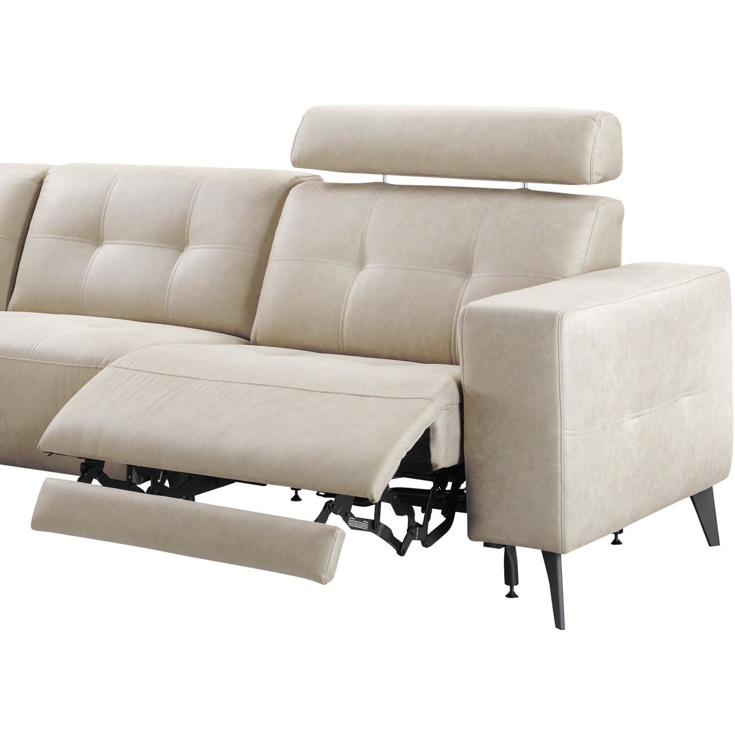 Hoekbank Piorino Pocketveren i.c.m. HR, light grey