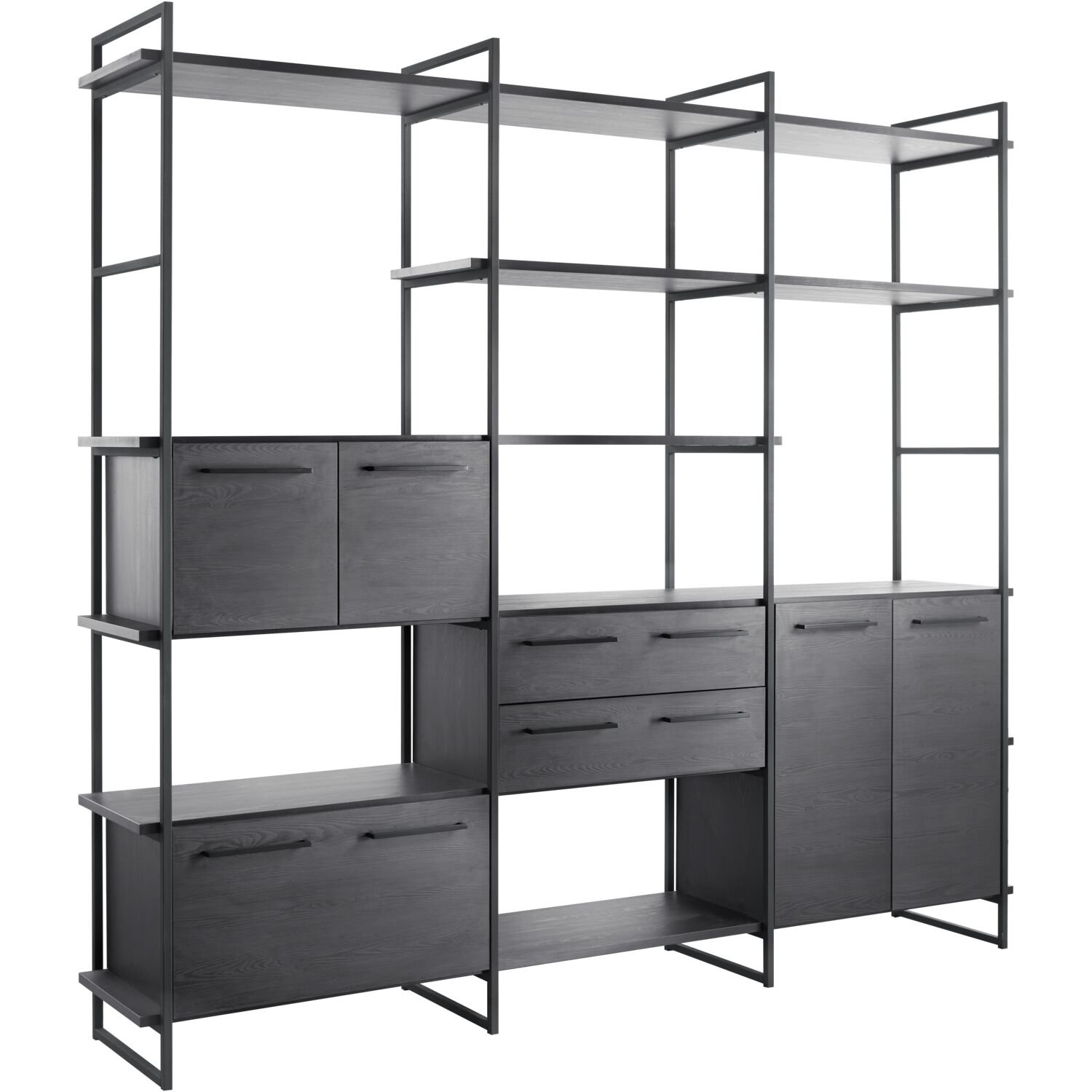 Wandkast Sistema H226 x B244 x D45 noir