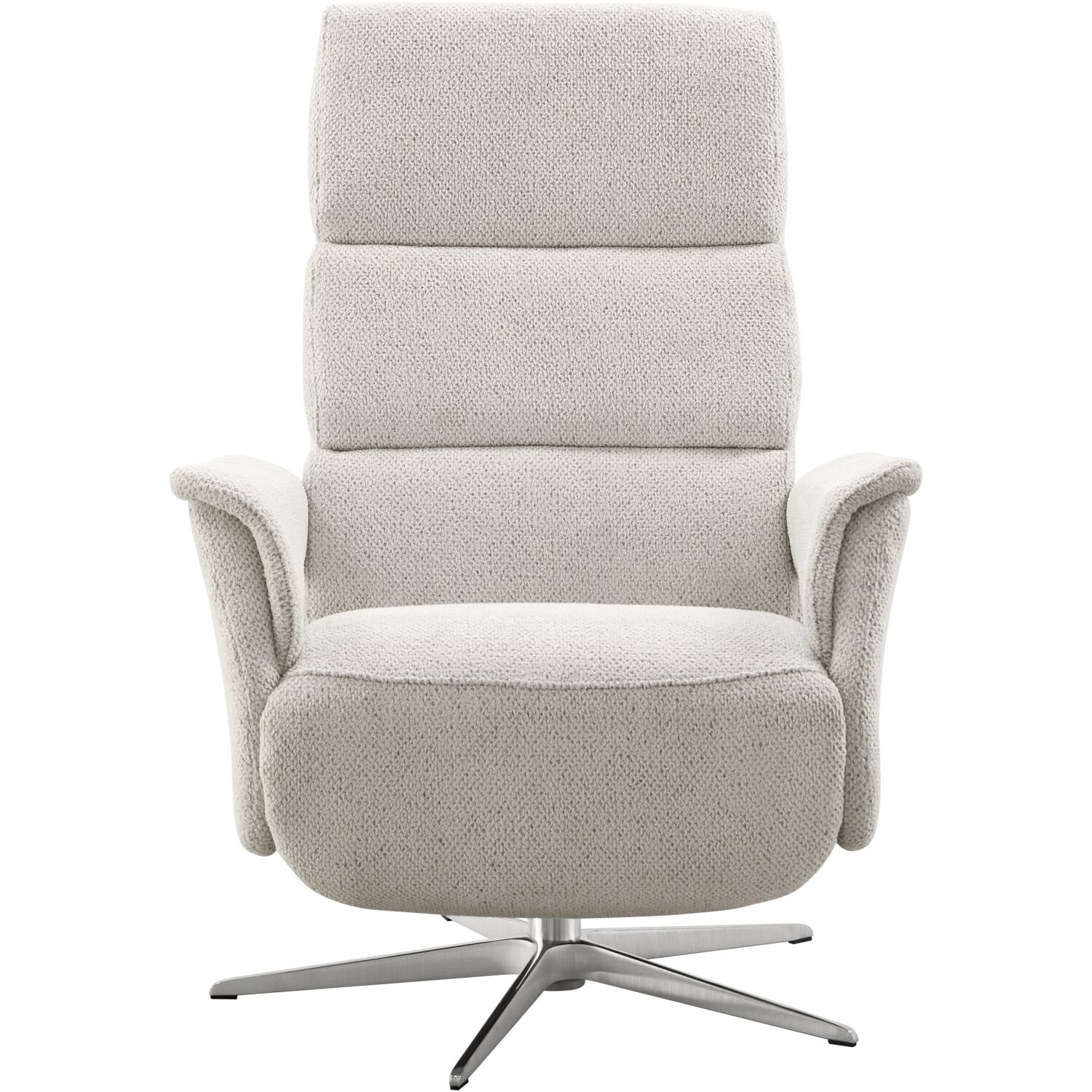 Relaxfauteuil Initio medium in stof macan 60 lightgrey