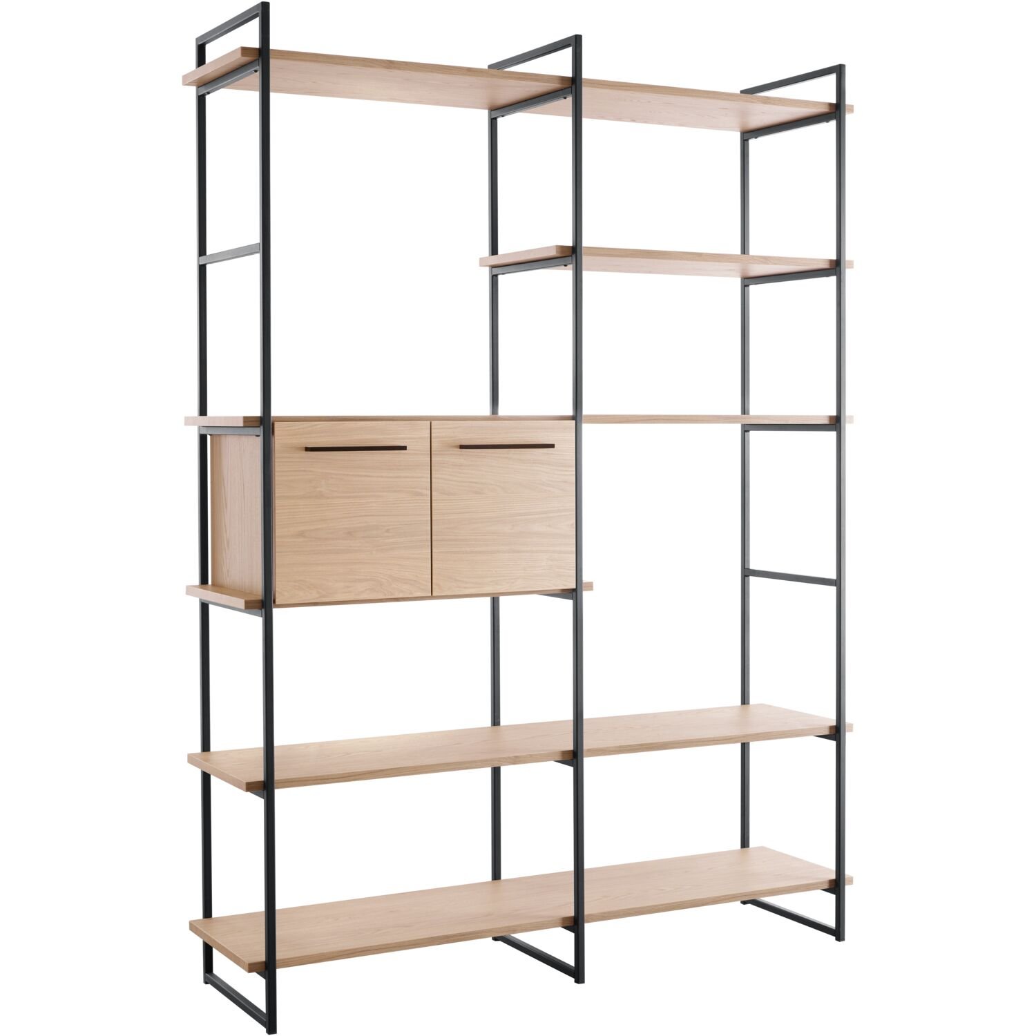Wandkast Sistema 226x166x45 cm Misty Oak