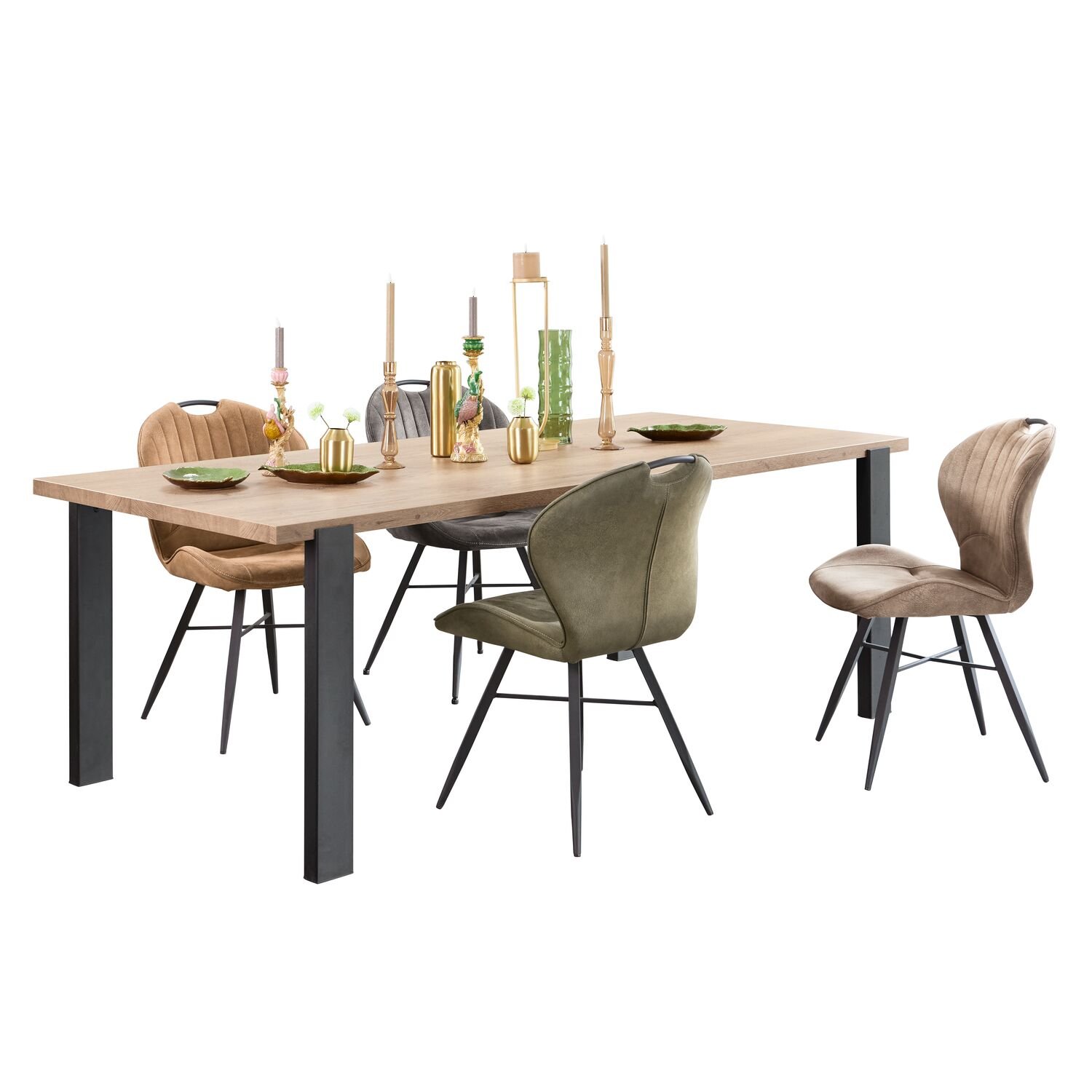 Eetstoel Castione moss