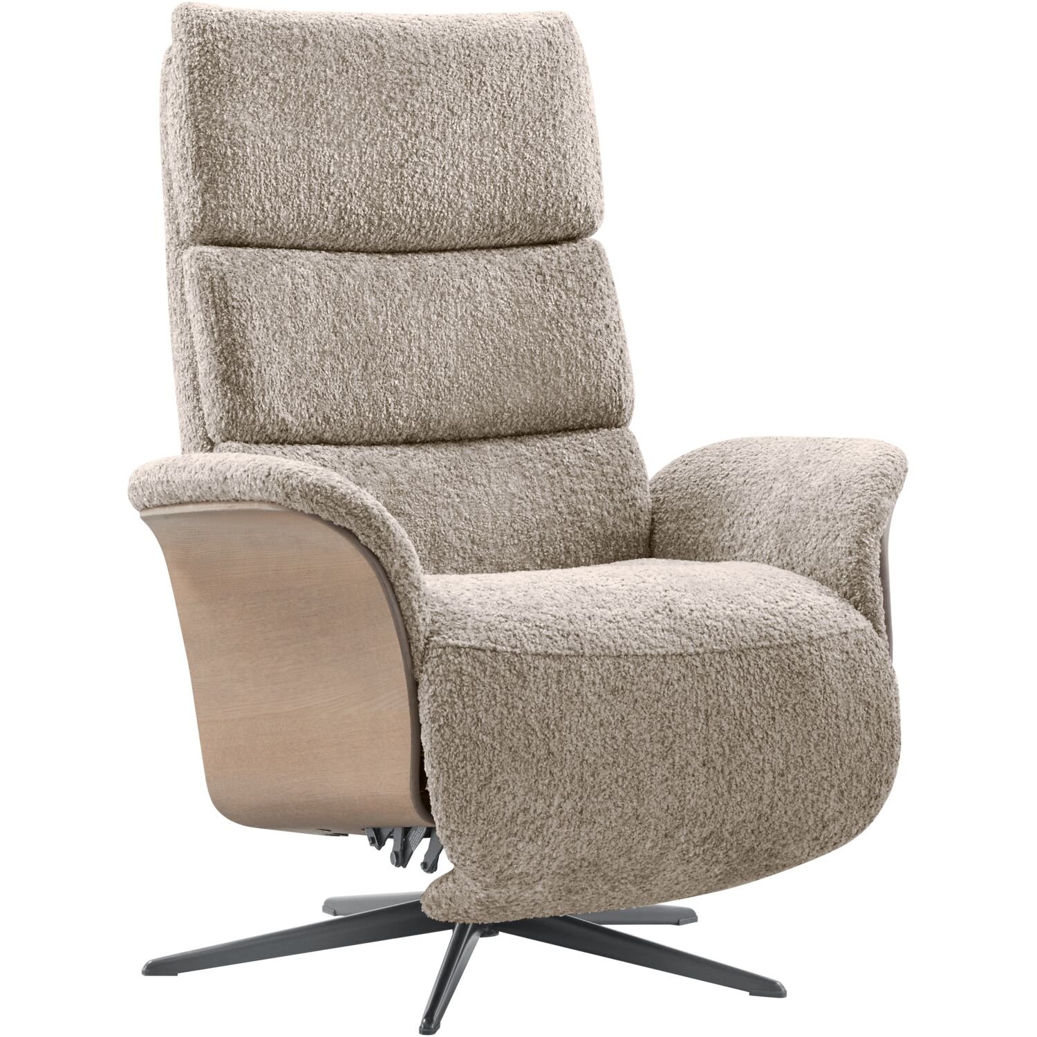 Relaxfauteuil Liri (draaibaar) stof venga 12-taupe