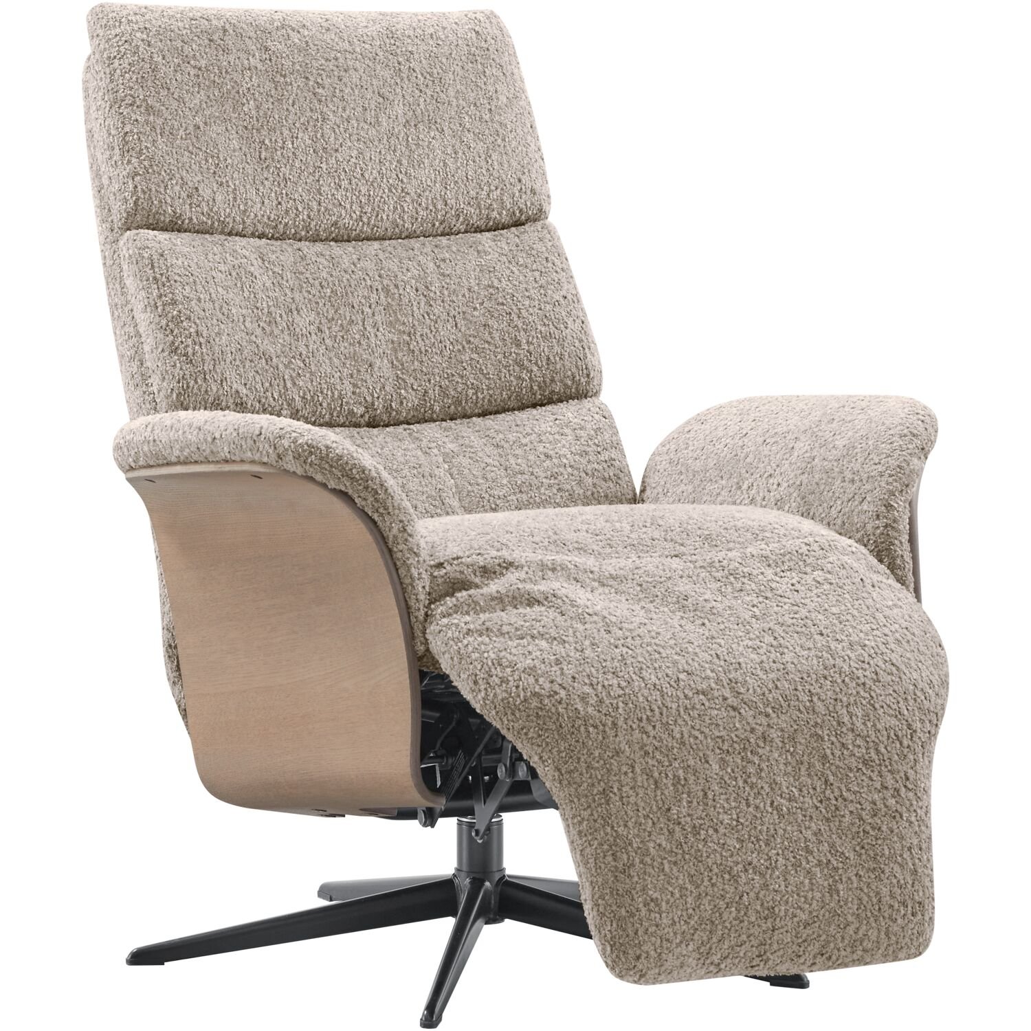 Relaxfauteuil Liri (draaibaar) stof venga 12-taupe