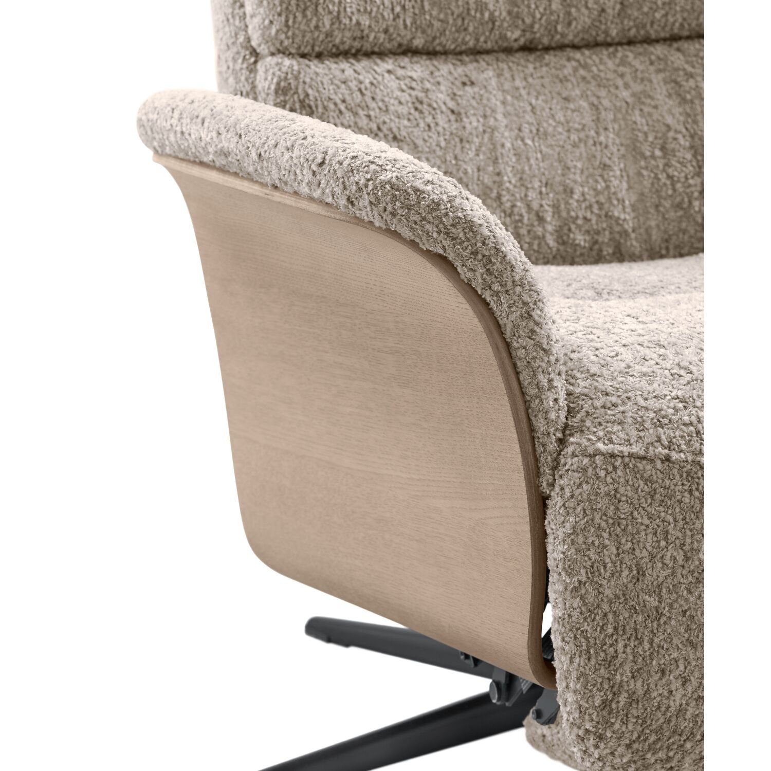 Relaxfauteuil Liri (draaibaar) stof venga 12-taupe