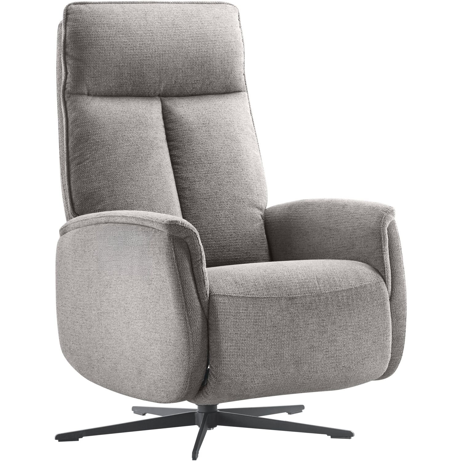 Relaxfauteuil Assele (draaibaar) stof mito 67 antraciet