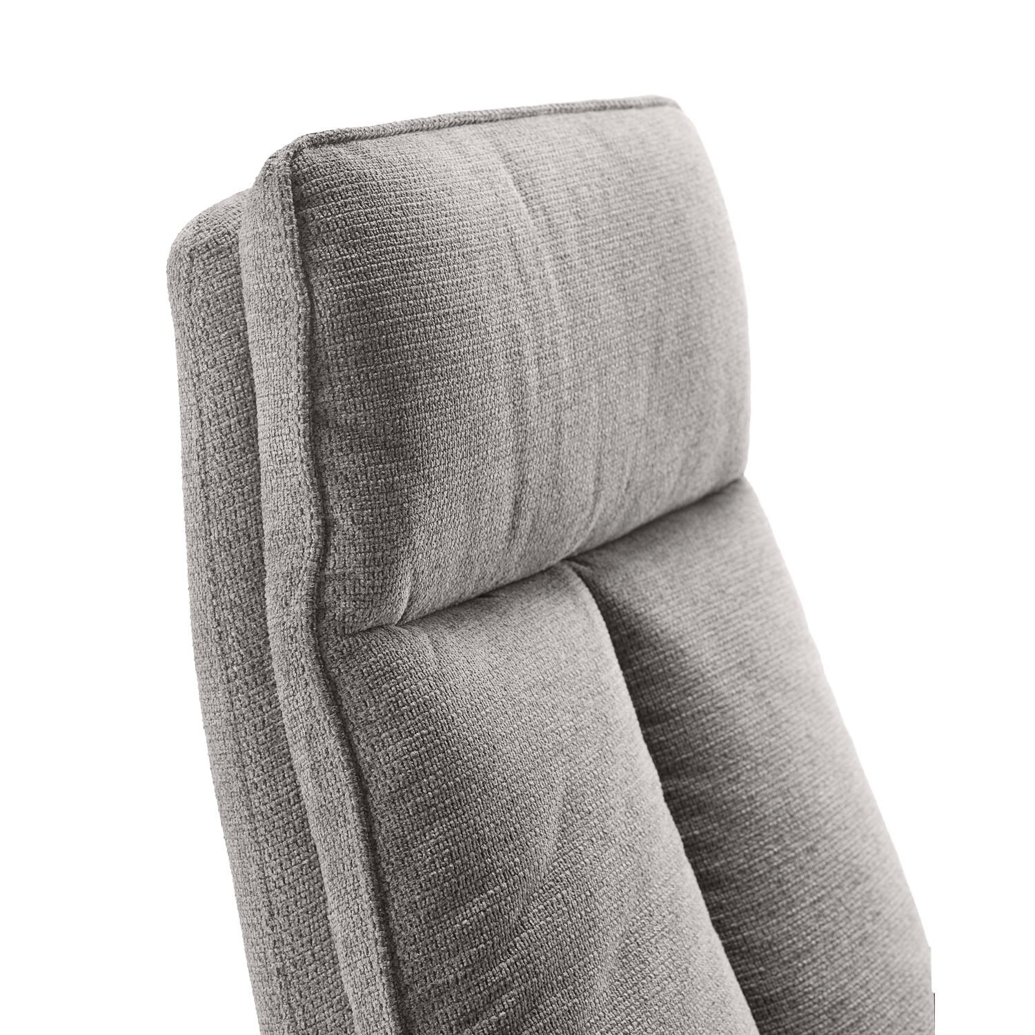 Relaxfauteuil Assele (draaibaar) stof mito 67 antraciet