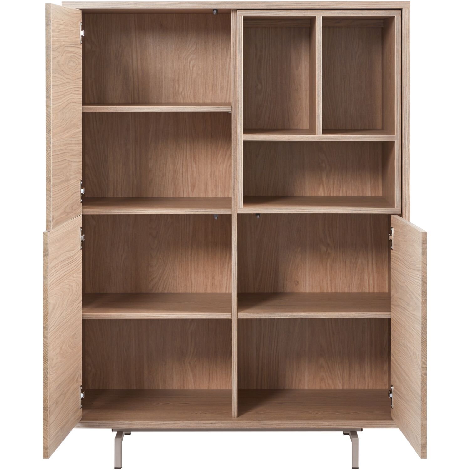 Opbergkast Famosa bruin 136x102x45 cm