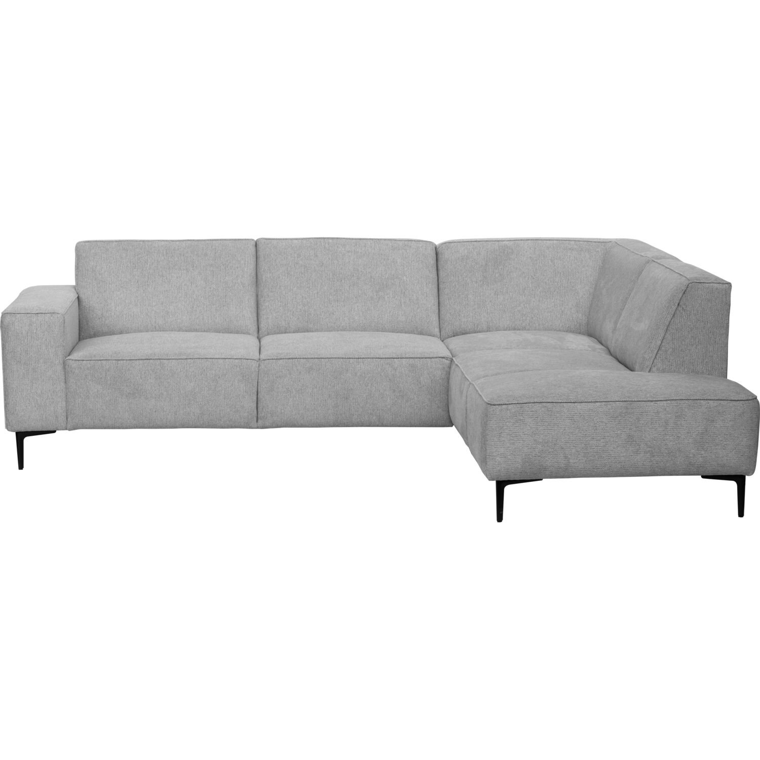 Hoekbank Riccione lichtgrijs basic comfort