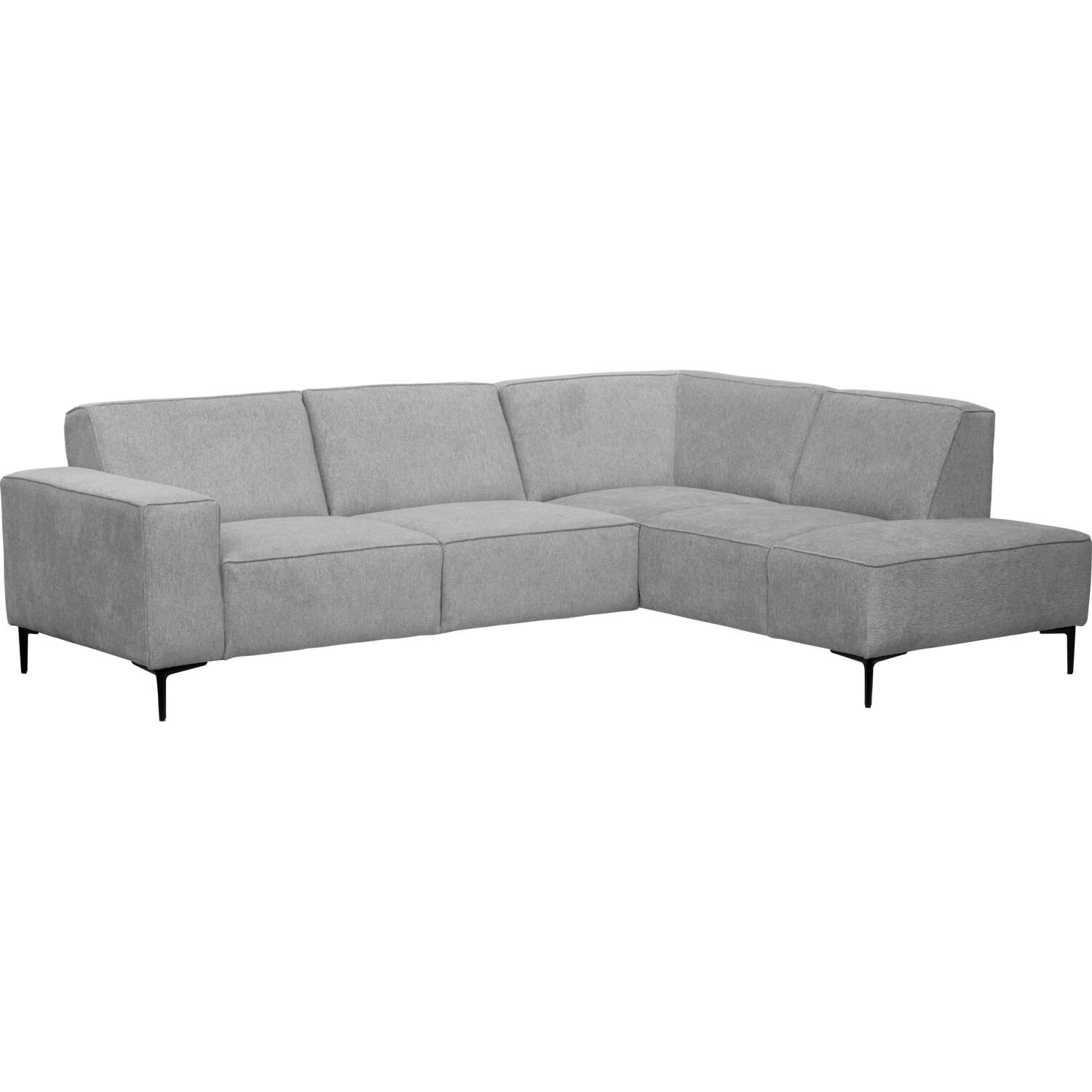 Hoekbank Riccione lichtgrijs basic comfort