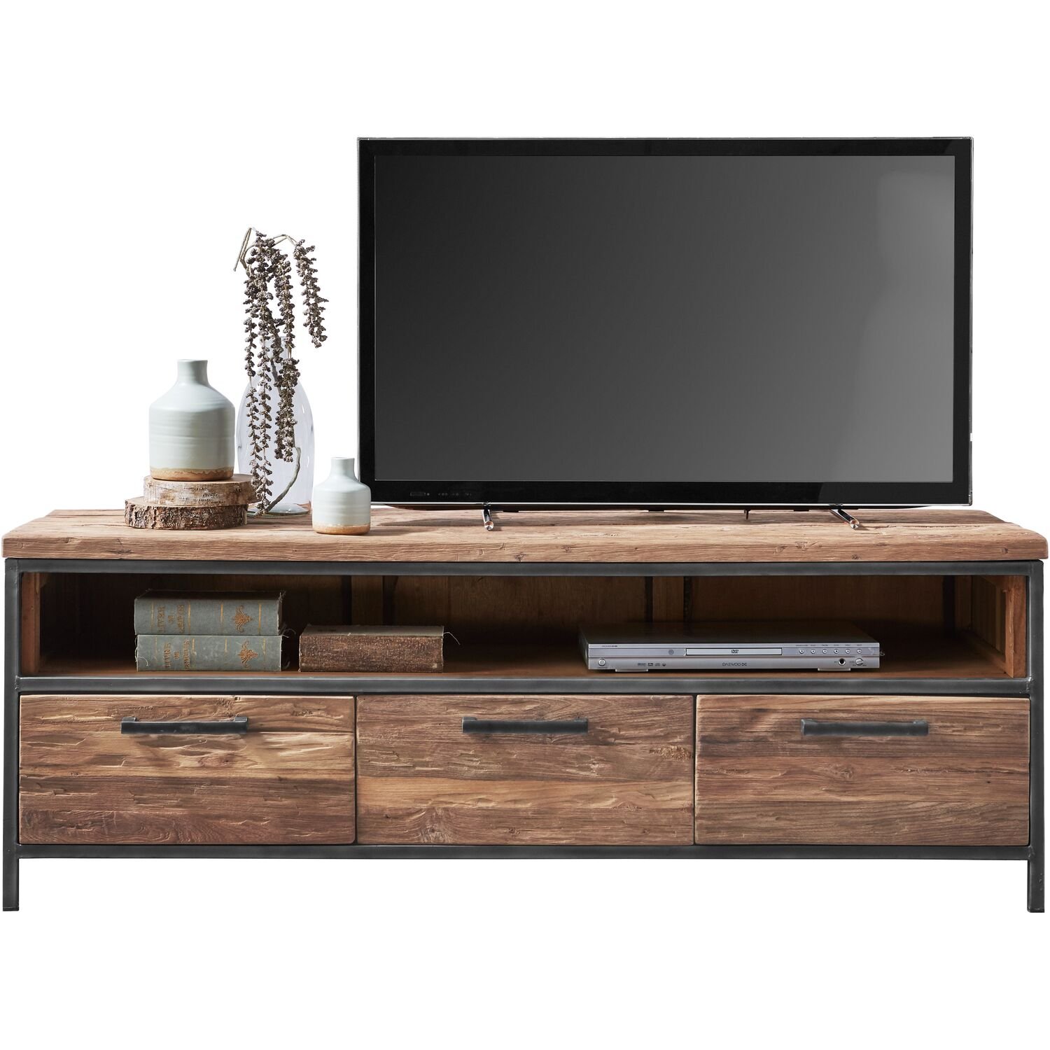 Tv-meubel Romaro  54 x 147 teak mix rough