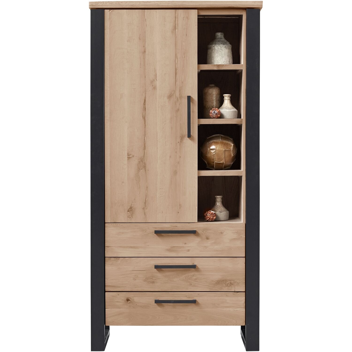 Opbergkast Verato 202 x 100 naturel grey