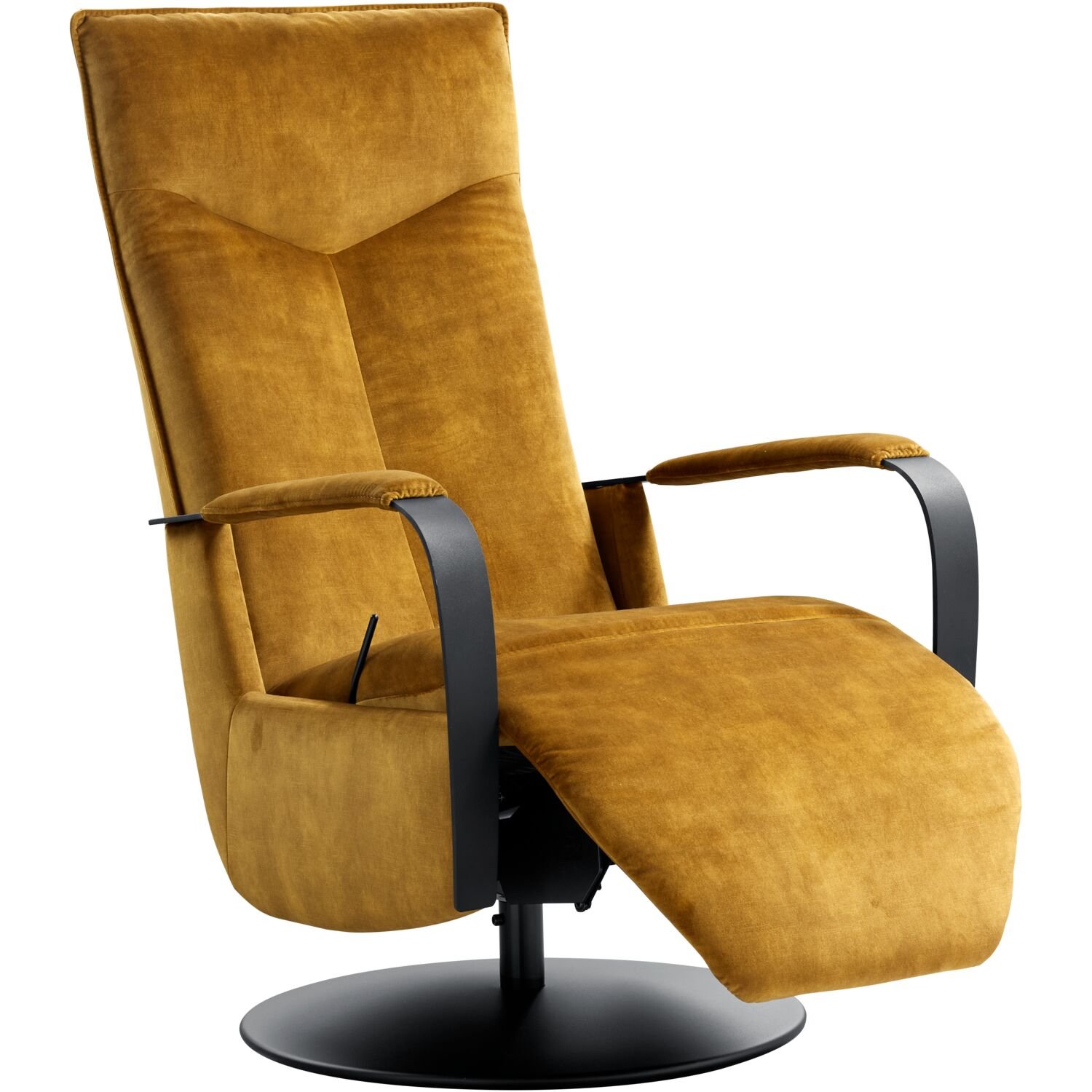 Relaxfauteuil Seduto HR-schuim zitting handmatig verstelbaar gold