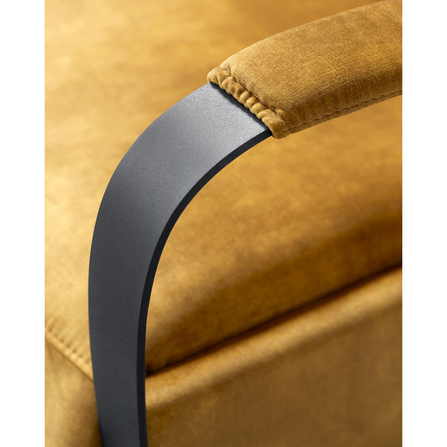 Relaxfauteuil Seduto HR-schuim zitting handmatig verstelbaar gold