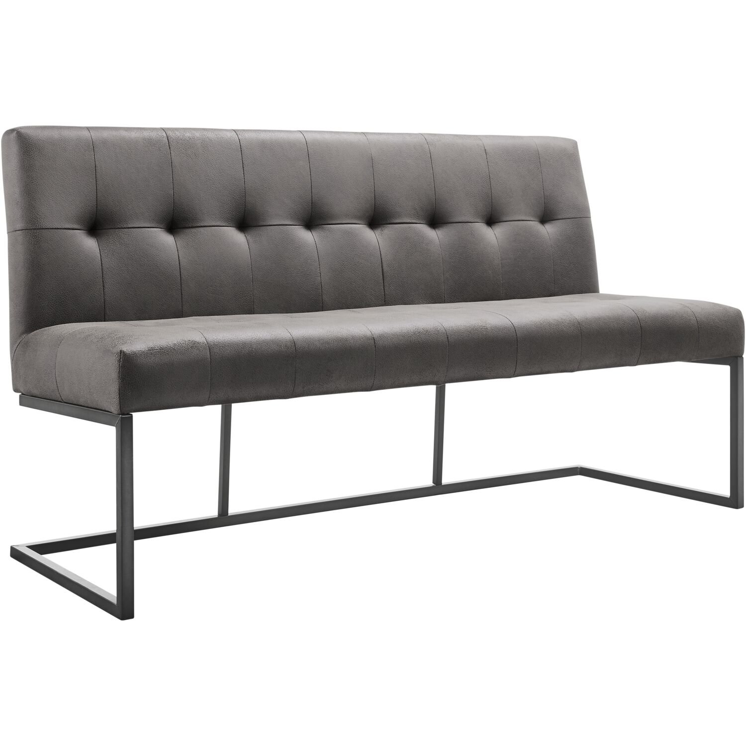Eetkamerbank Oro 170 cm dark grey