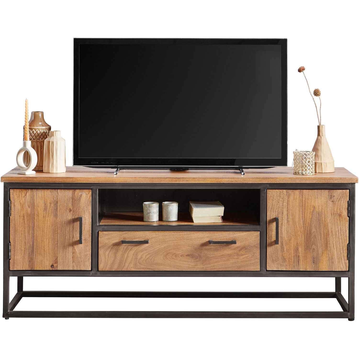 Tv-meubel Mesola mangohout naturel