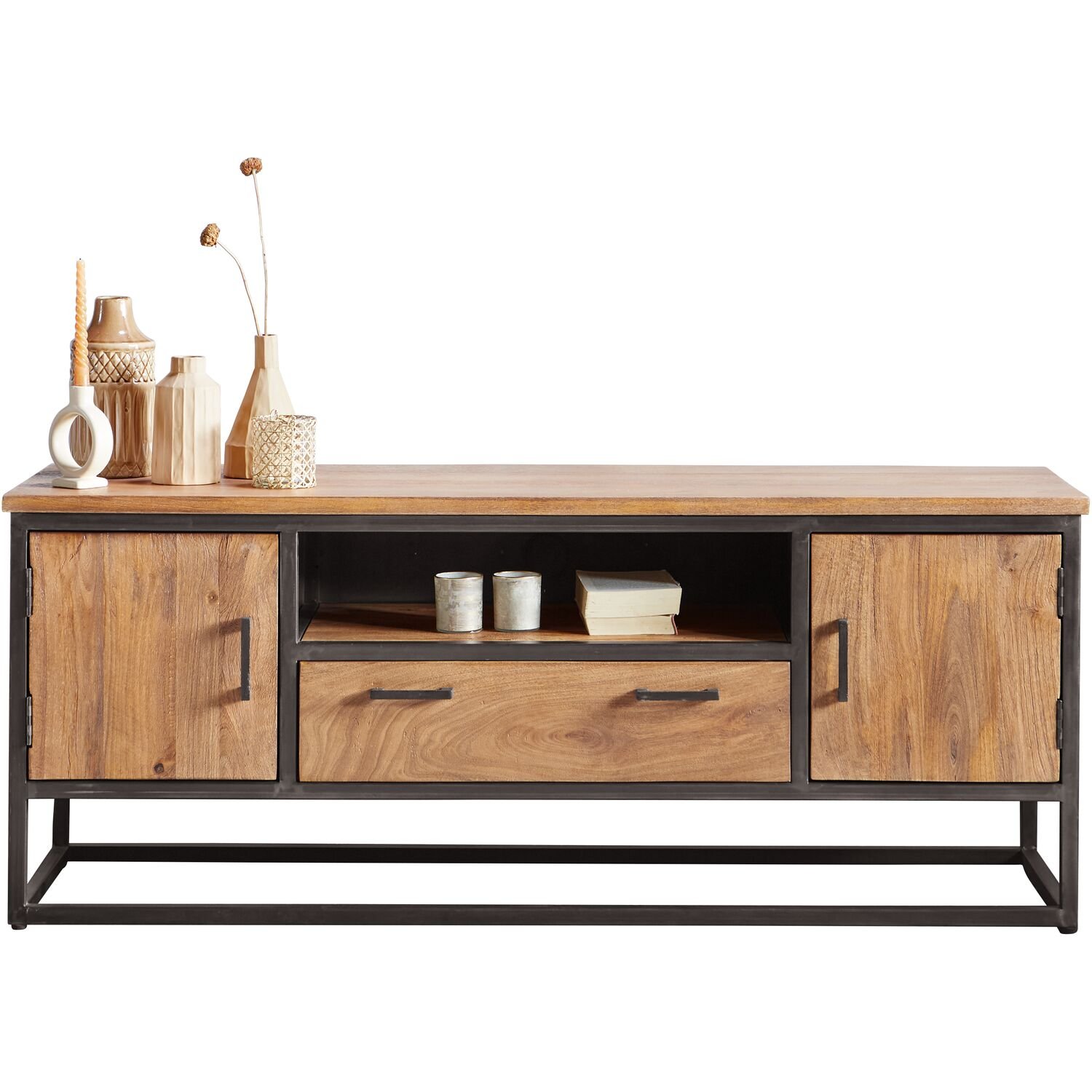 Tv-meubel Mesola mangohout naturel