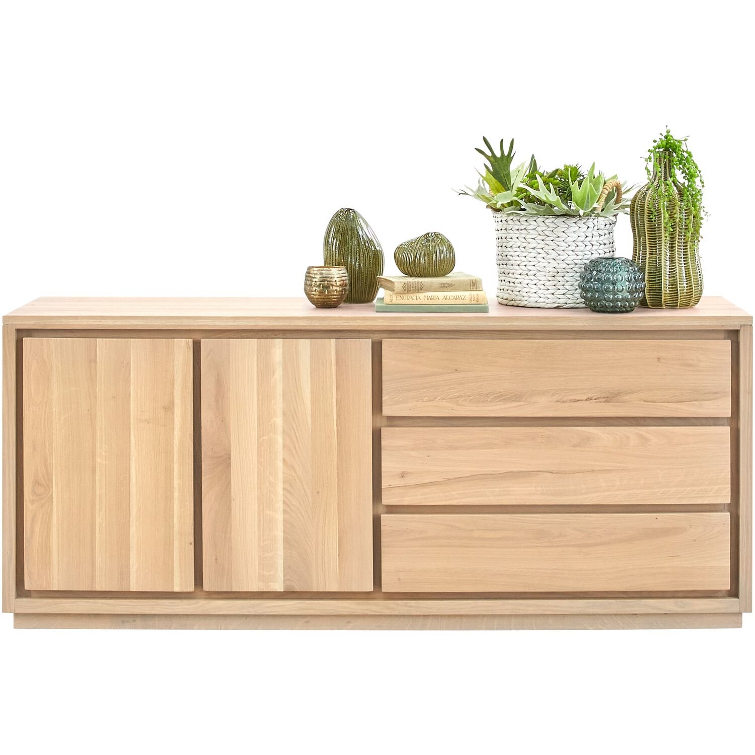 Dressoir Lavio 69 x 164 natural grey