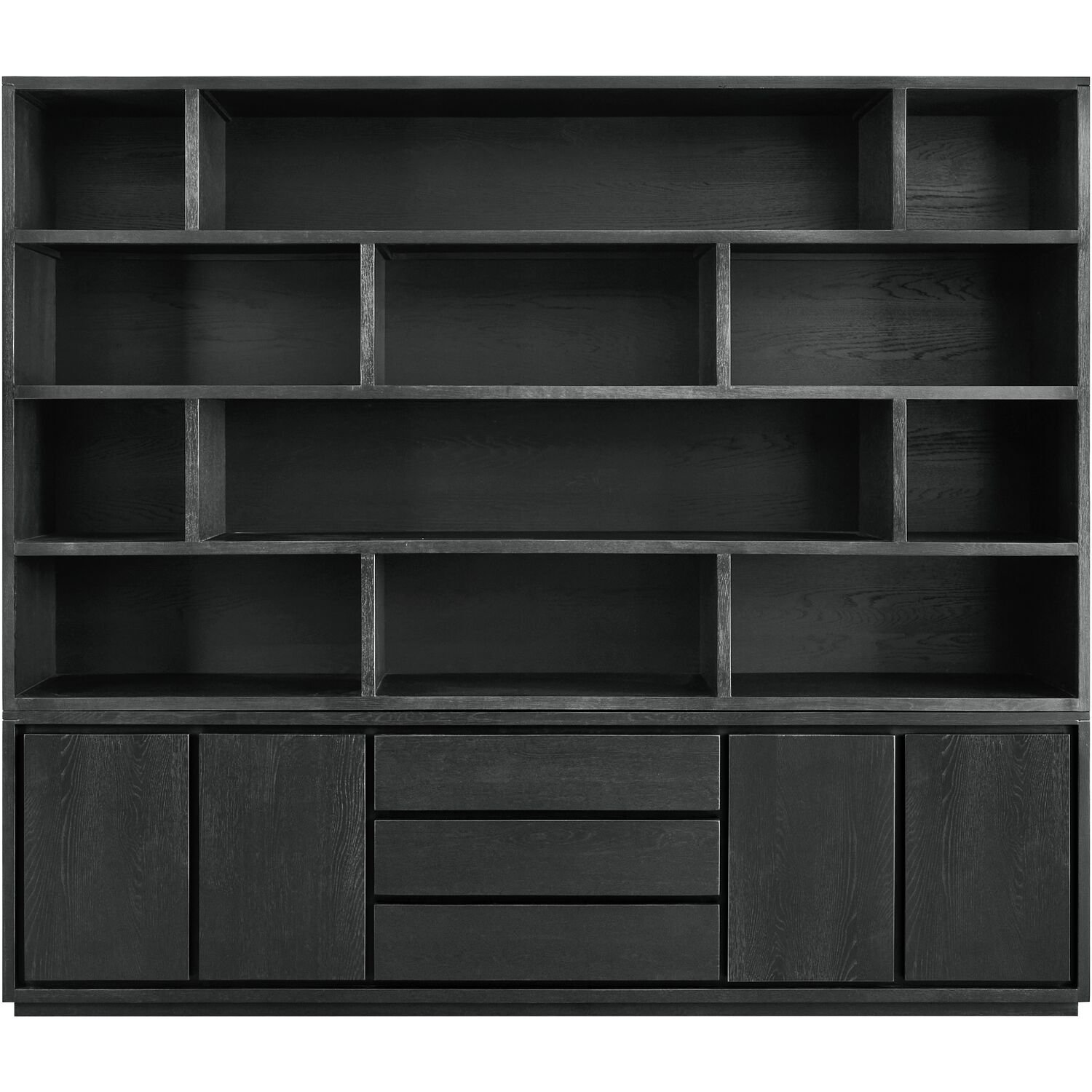 Boekenkast Lavio 210 x 242 black