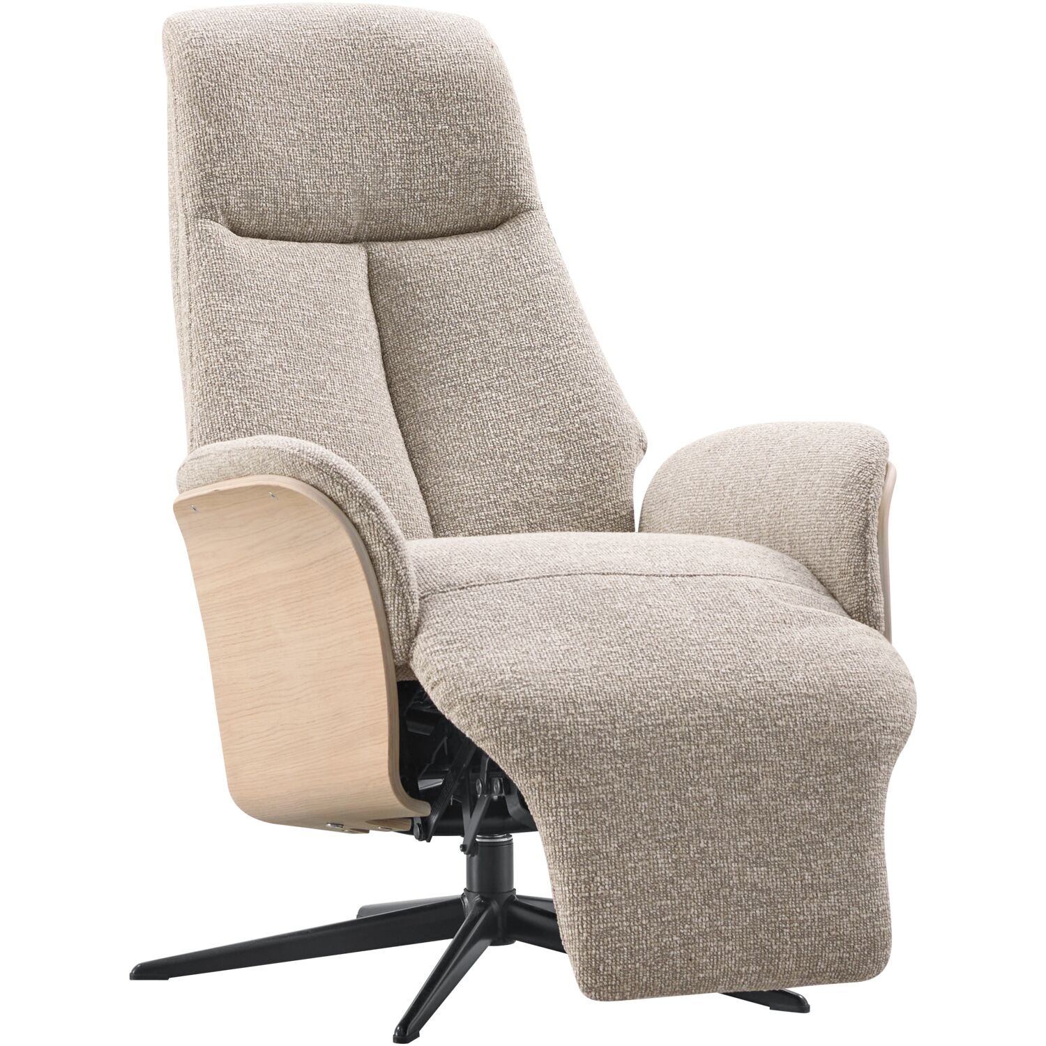 Relaxfauteuil Serio (draaibaar) stof lodge 84 clay