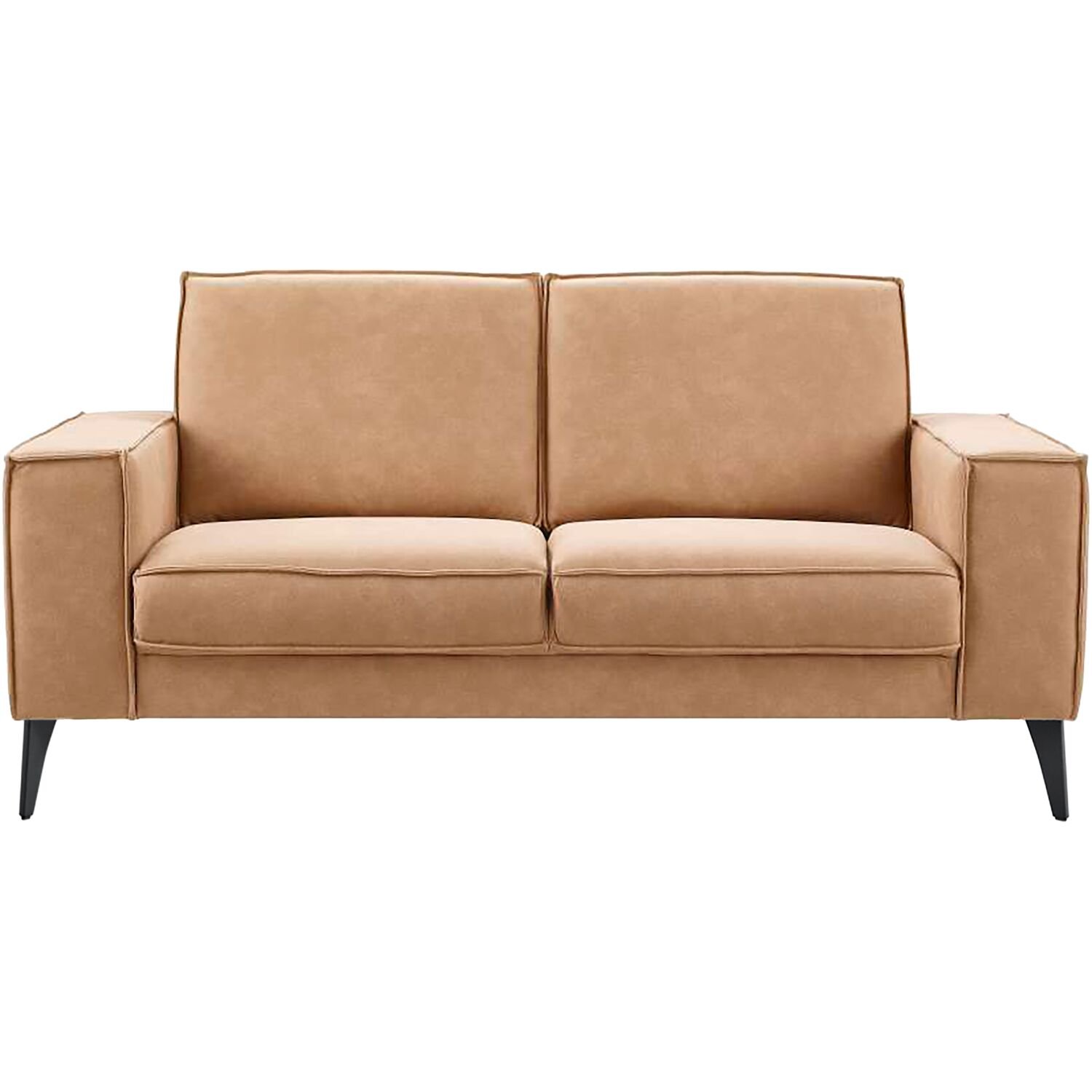 2,5 zitsbank Barrio polyether met HR schuim caramel