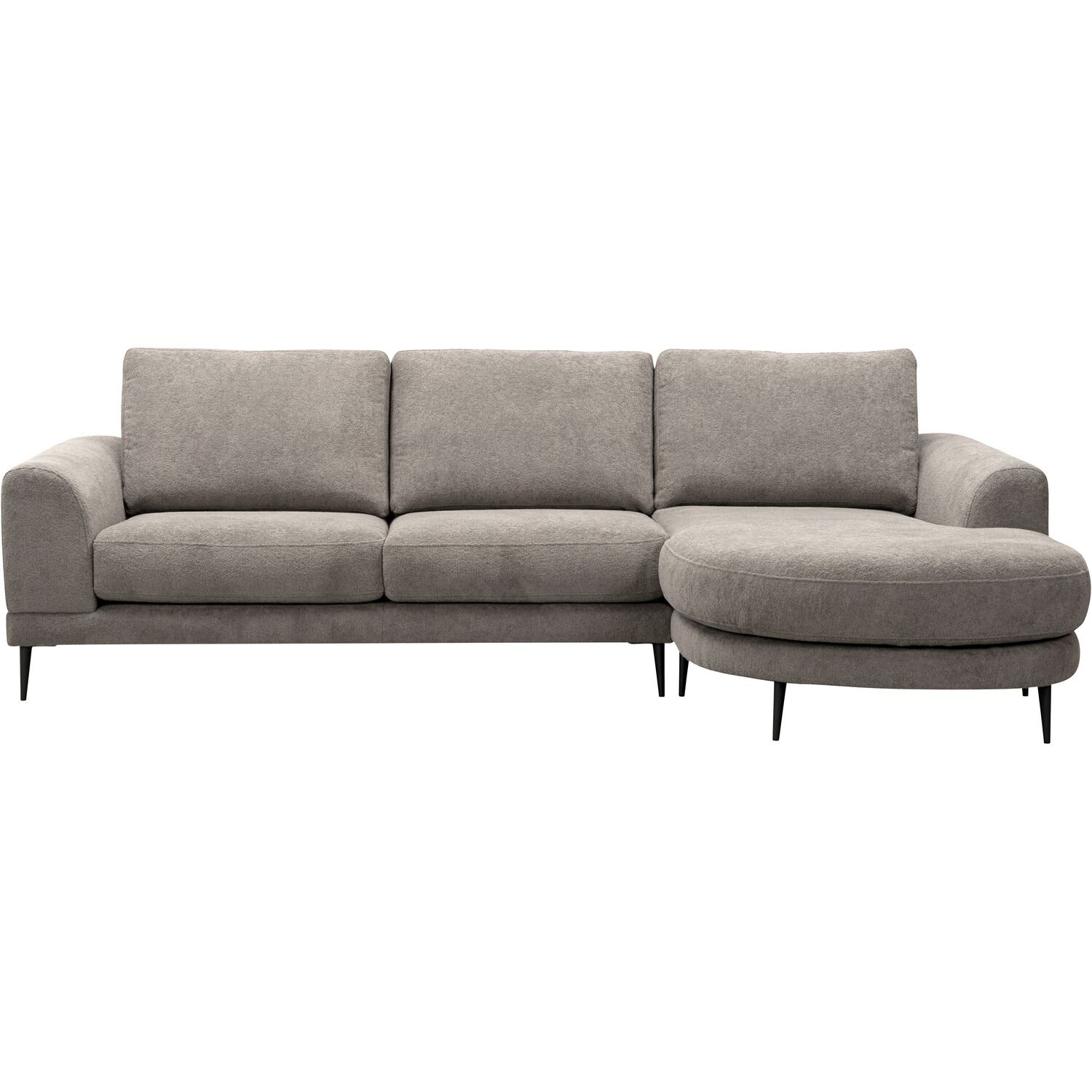 Hoekbank Aziri pocketveren met visco taupe
