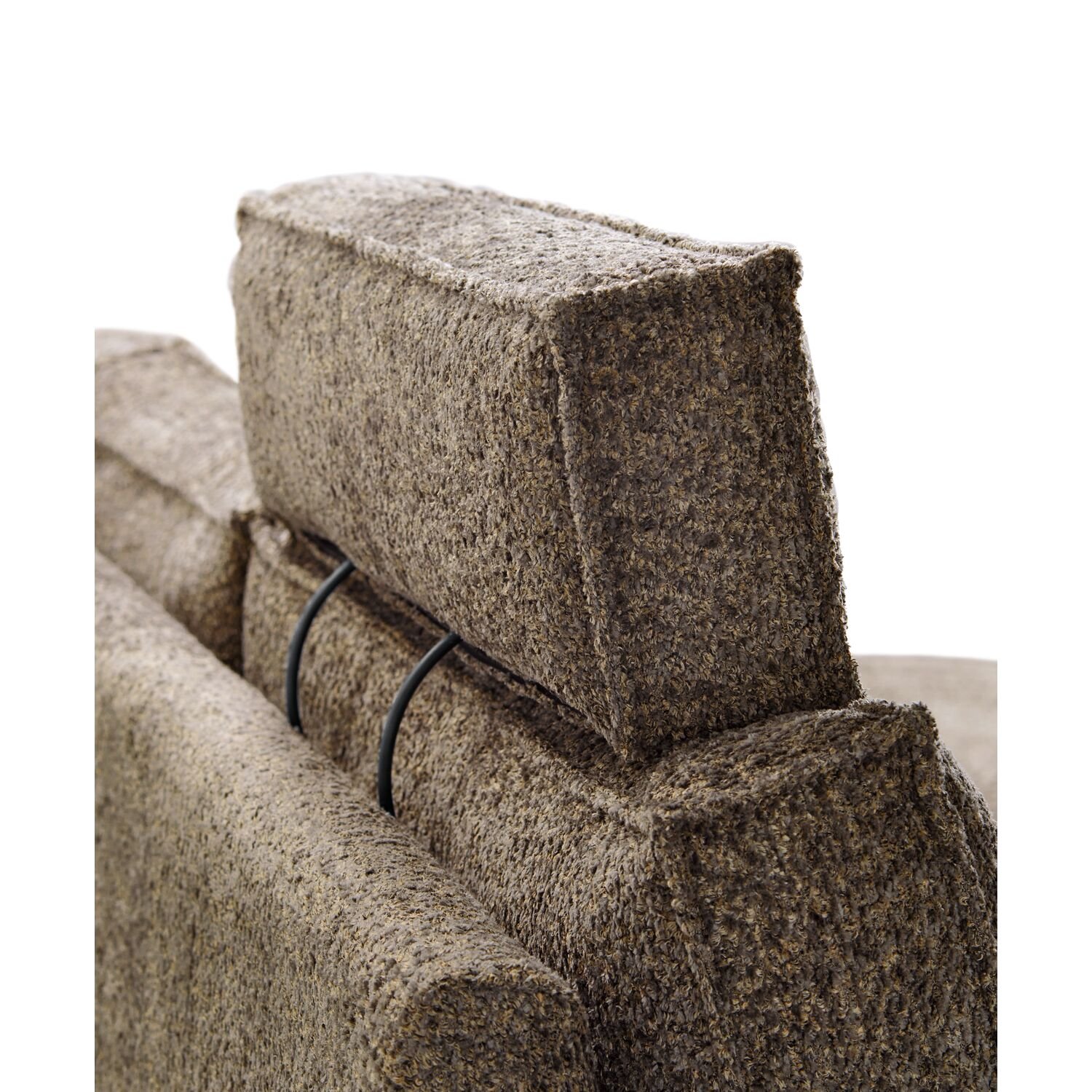 Hoekbank Andelo polyether met HR schuim en visco wood