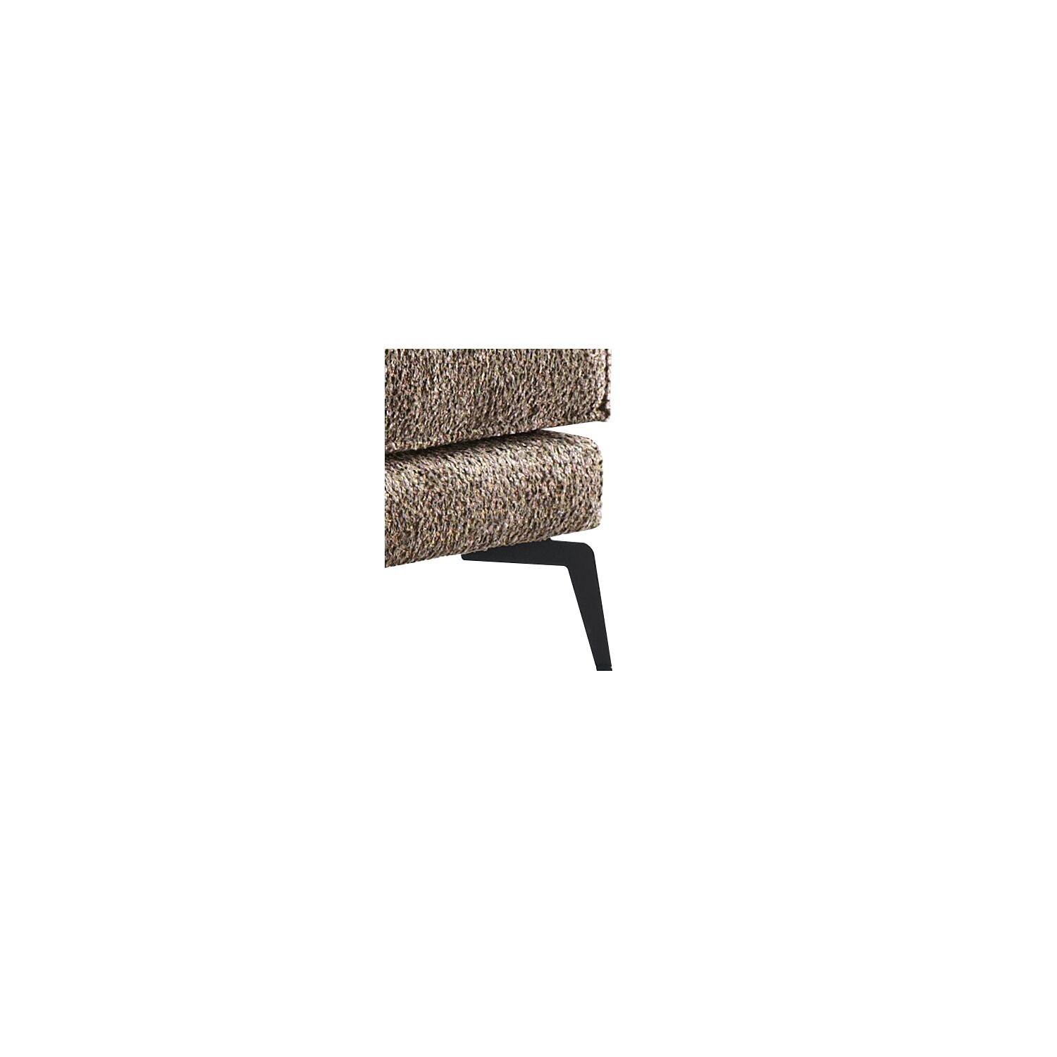 Hoekbank Andelo polyether met HR schuim en visco wood