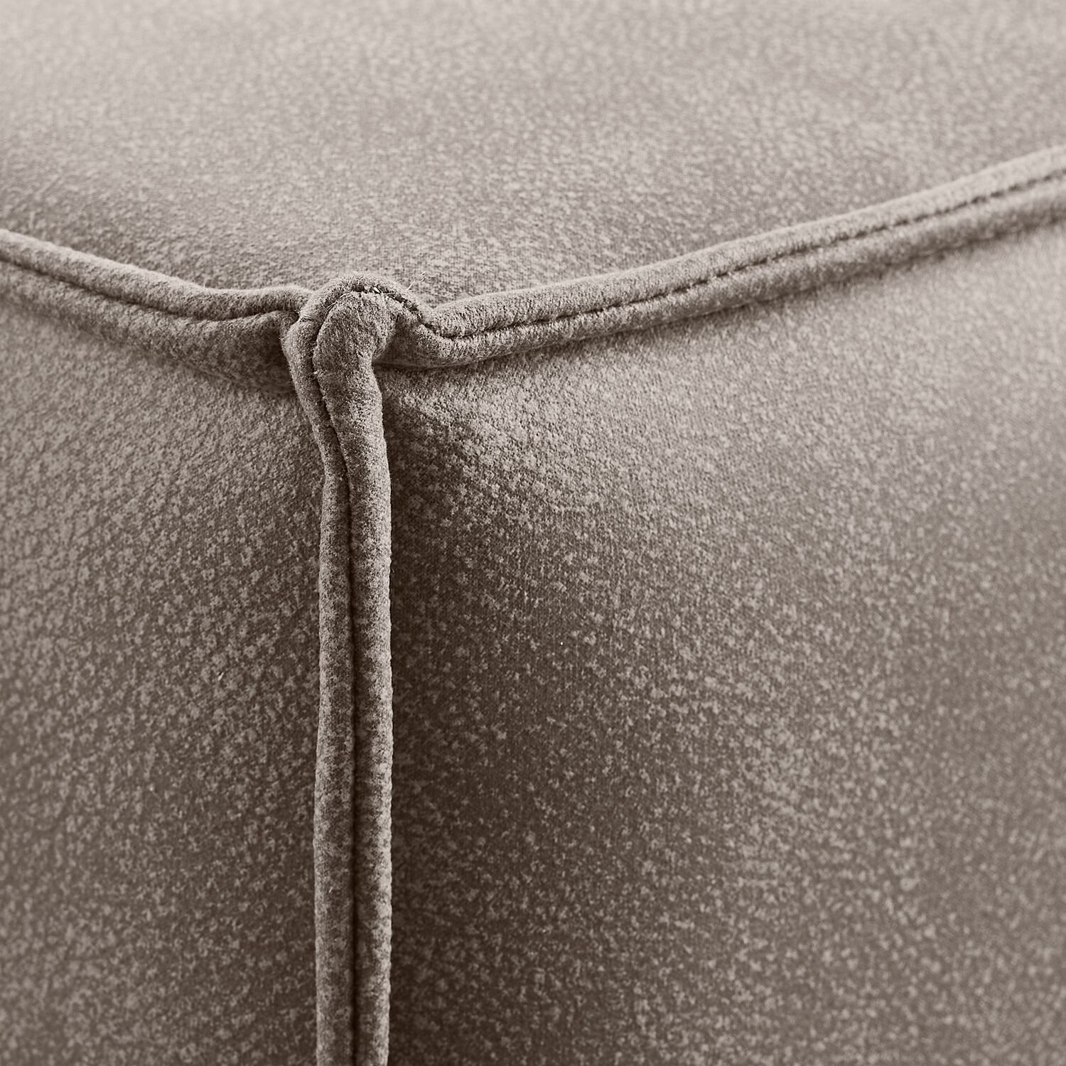 Hoekbank Barrio met relaxfunctie pocketvering met HR schuim in zitting cacao