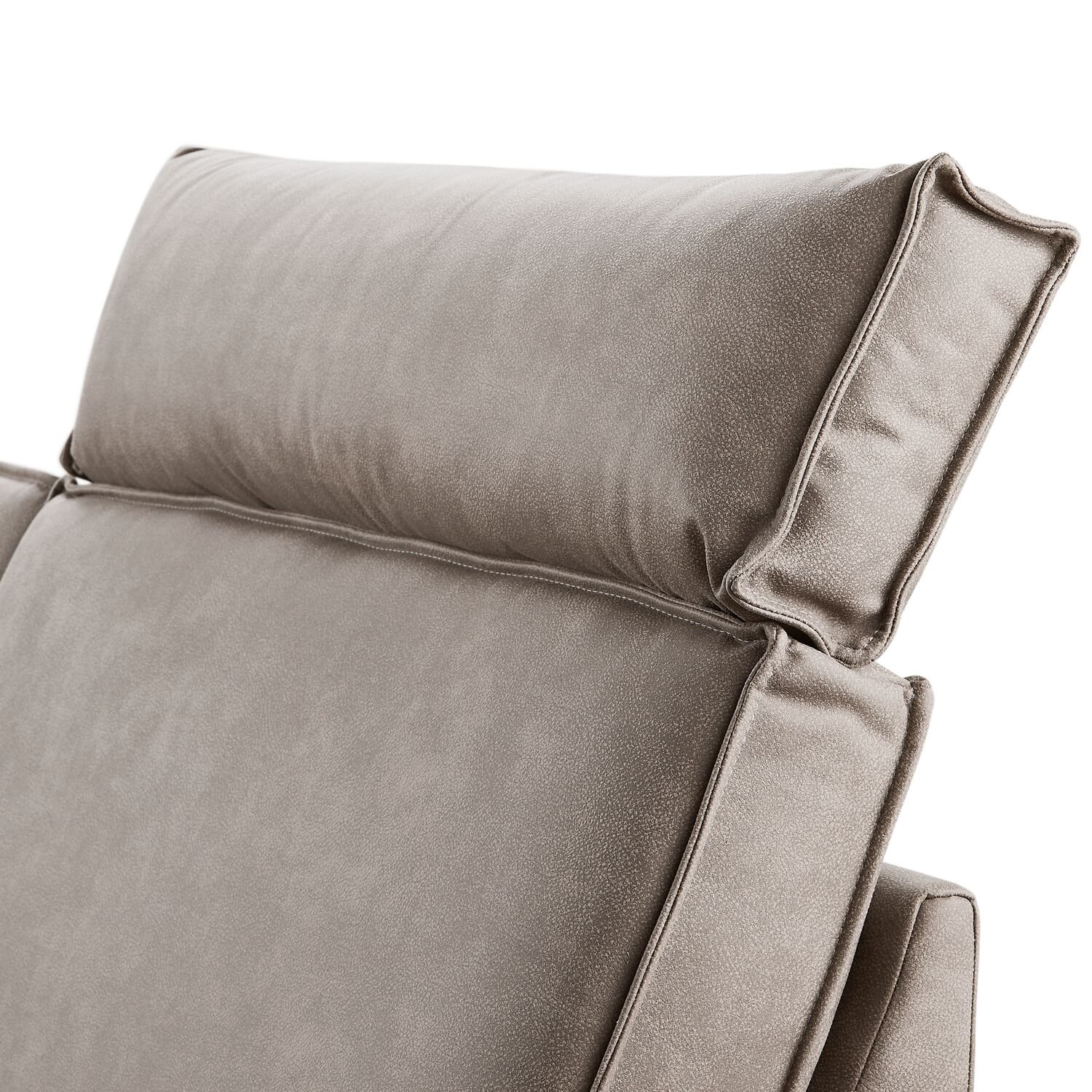 Hoekbank Barrio met relaxfunctie pocketveren met HR schuim zitting cacao