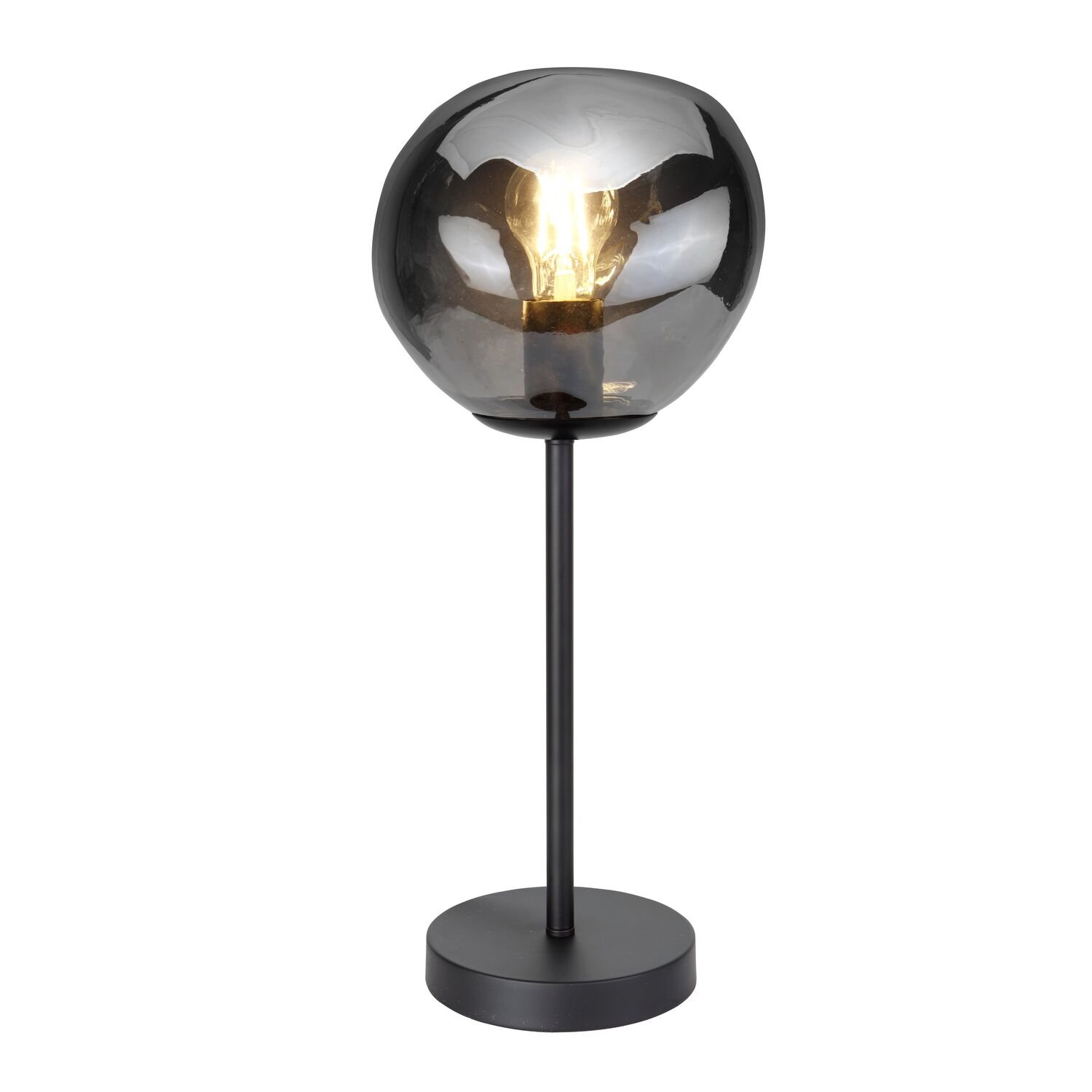 Tafellamp Macato smoke glas 1 lichts