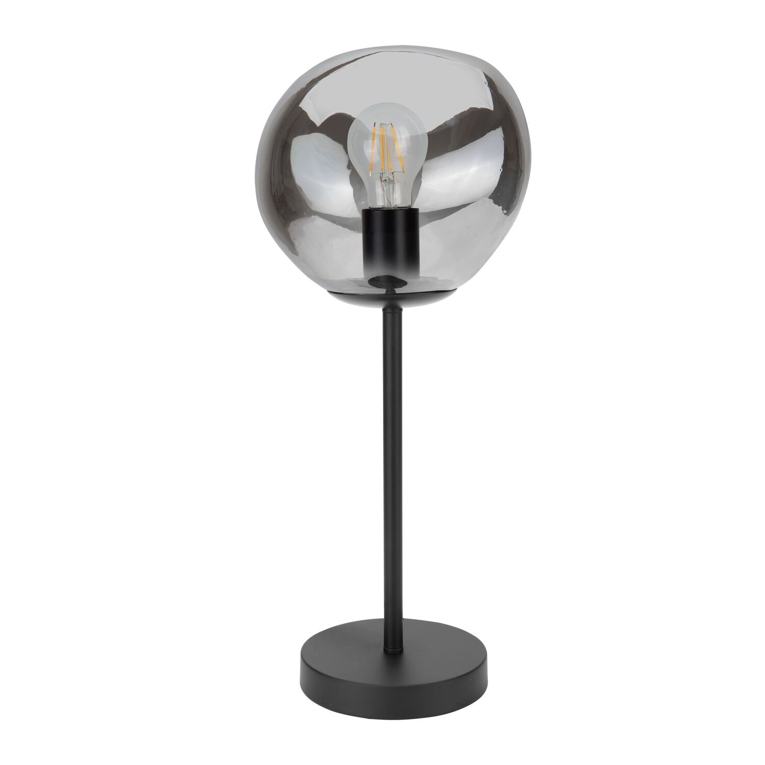Tafellamp Macato smoke glas 1 lichts