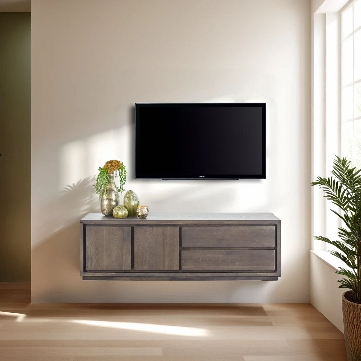 TV-meubel Lavio 50 x 164 grafiet
